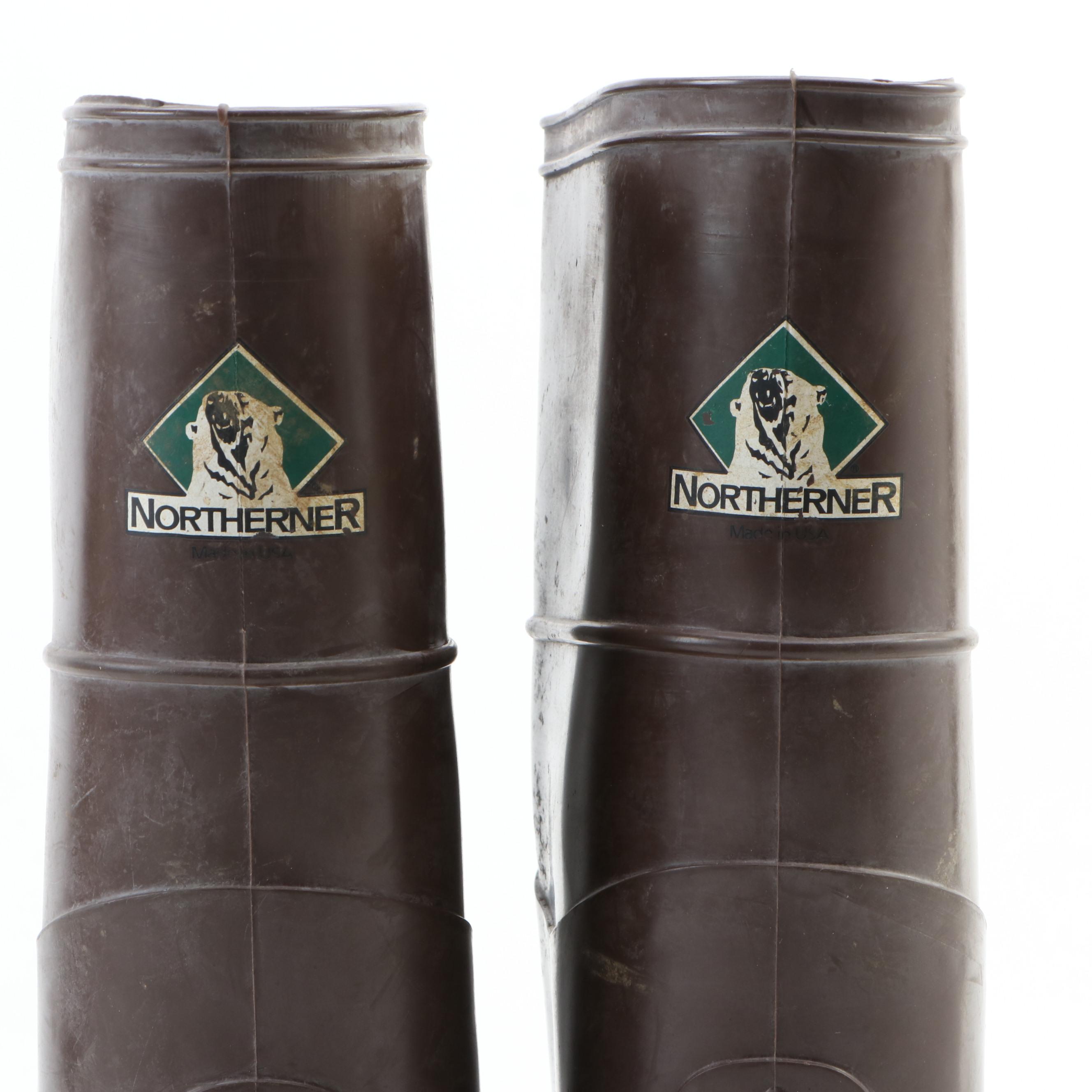 Men's Northerner By Servus Brown Rubber Muck Boots