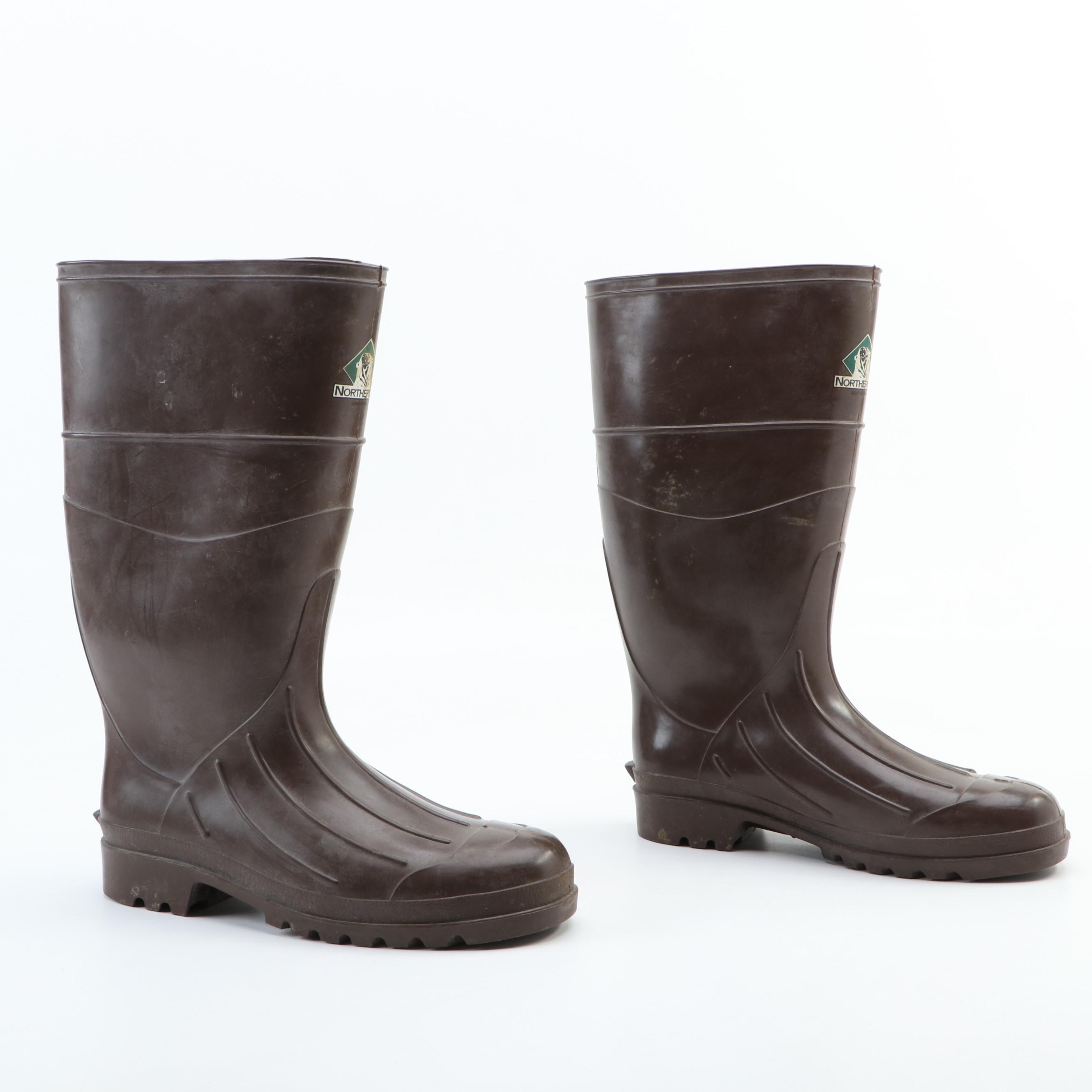 Men's Northerner By Servus Brown Rubber Muck Boots