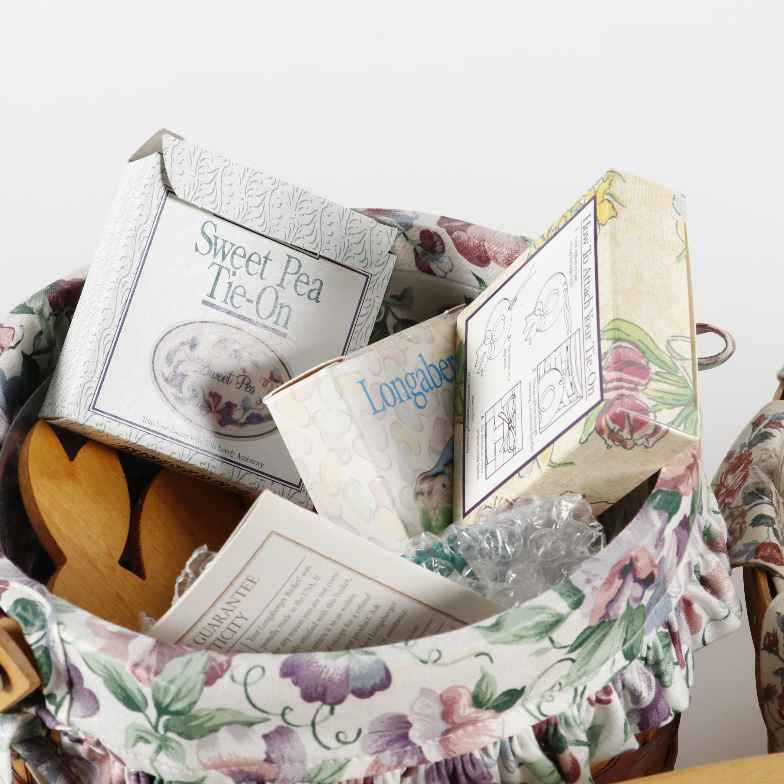Handwoven Longaberger Easter and Spring Themed Baskets, Decorations and More