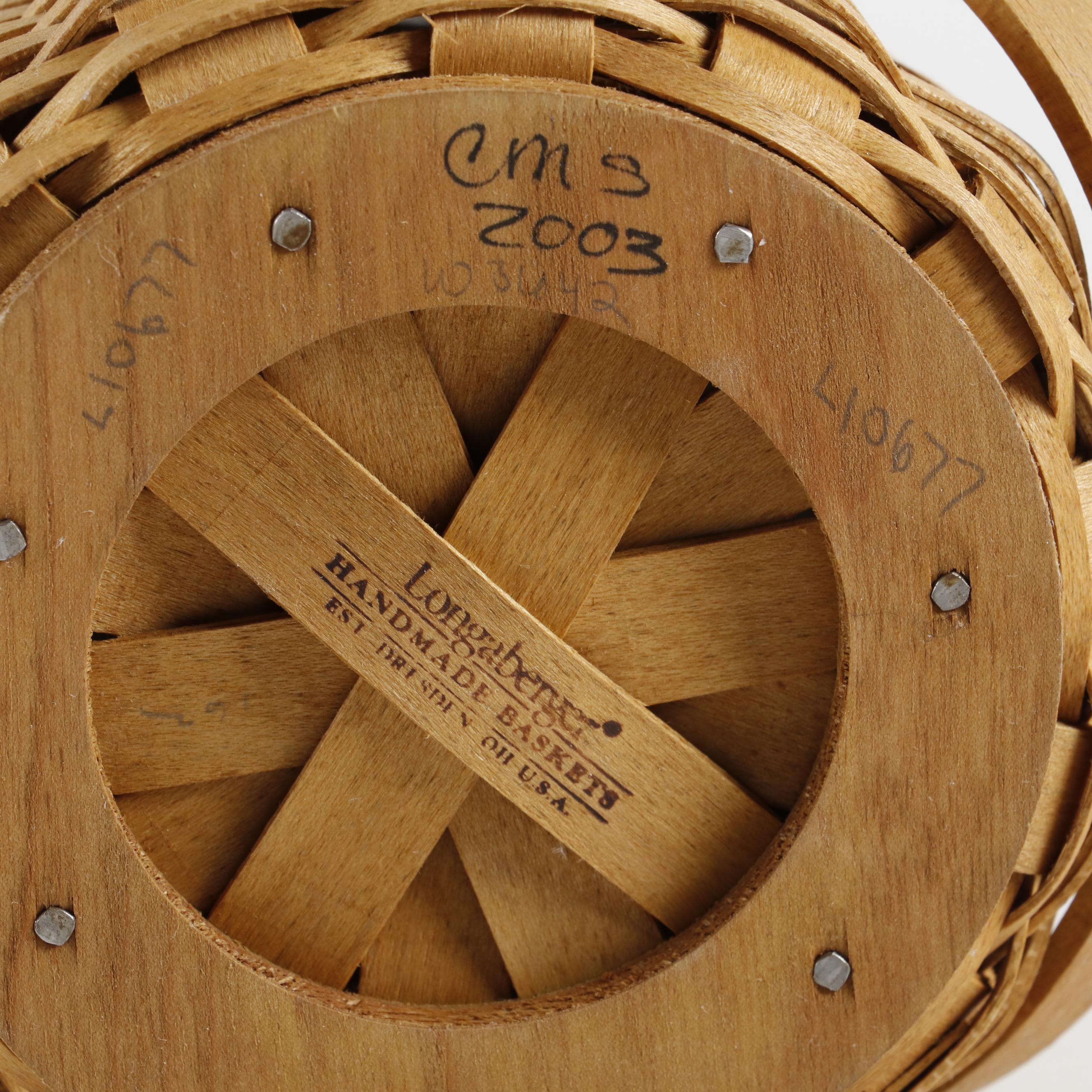 Handwoven Longaberger Easter and Spring Themed Baskets, Decorations and More