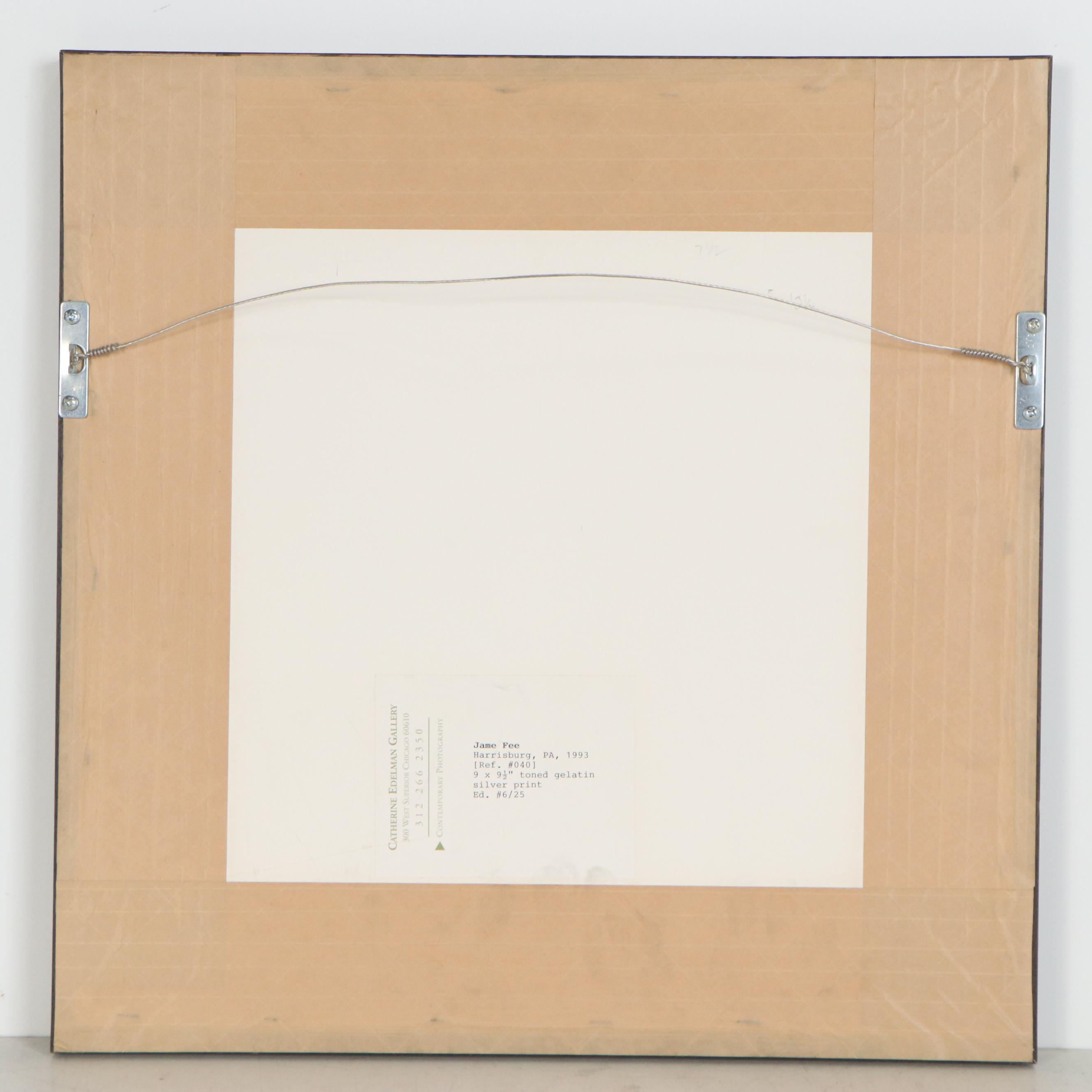 James Fee Silver Gelatin Photograph "Harrisburg, PA", 1993