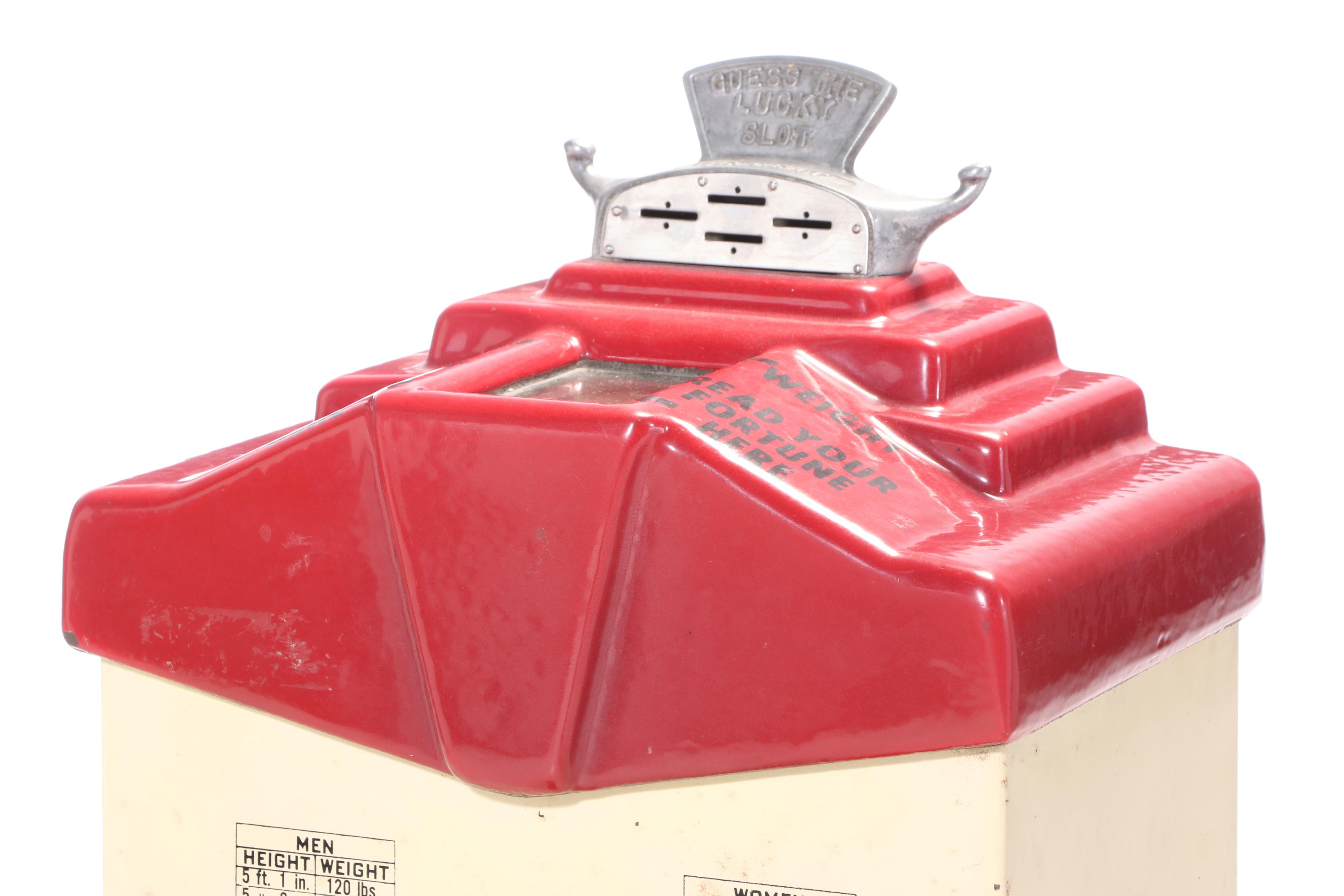 American Scale Mfg. Co. Coin-Operated Fortune Teller Floor Scale, circa 1930