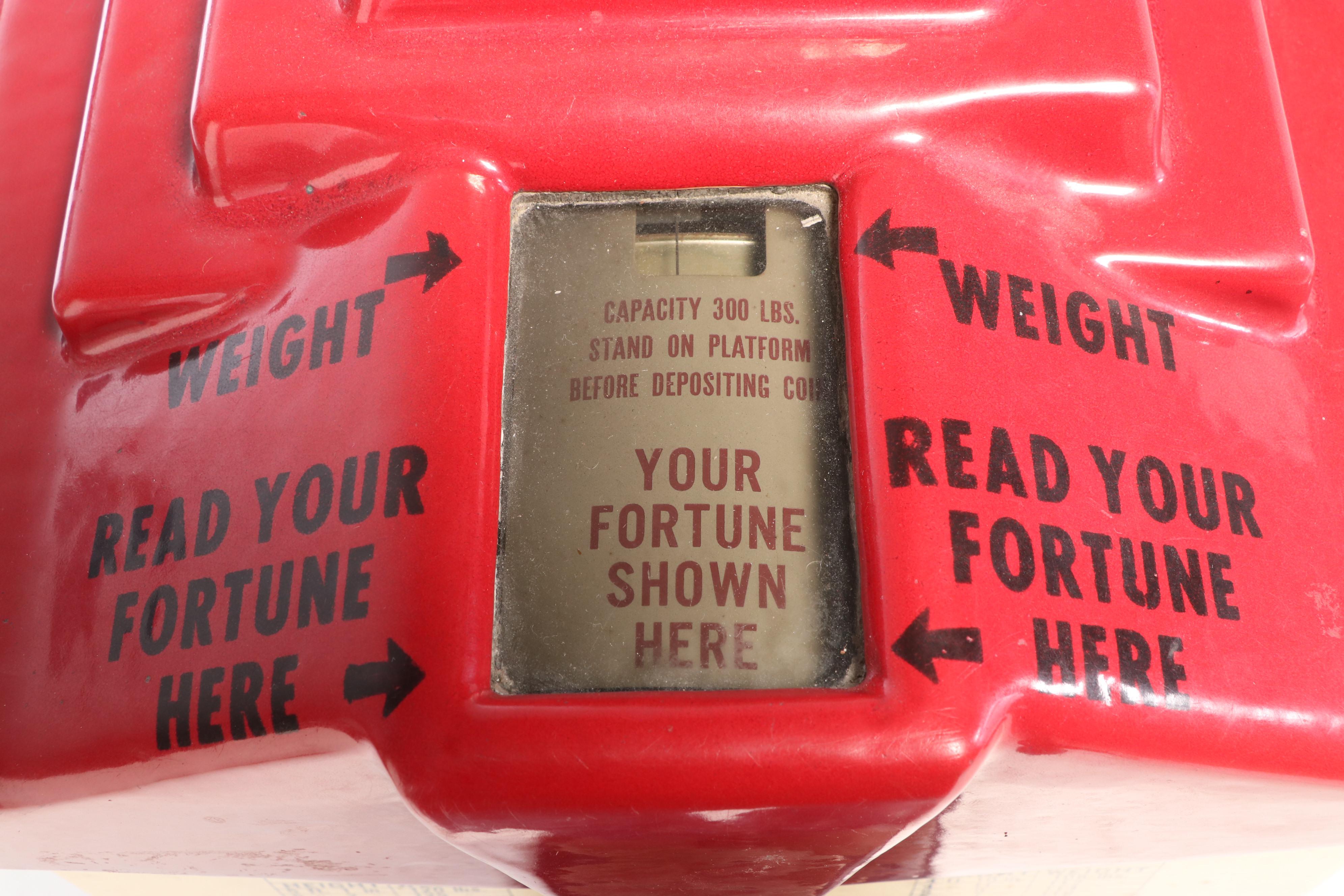 American Scale Mfg. Co. Coin-Operated Fortune Teller Floor Scale, circa 1930