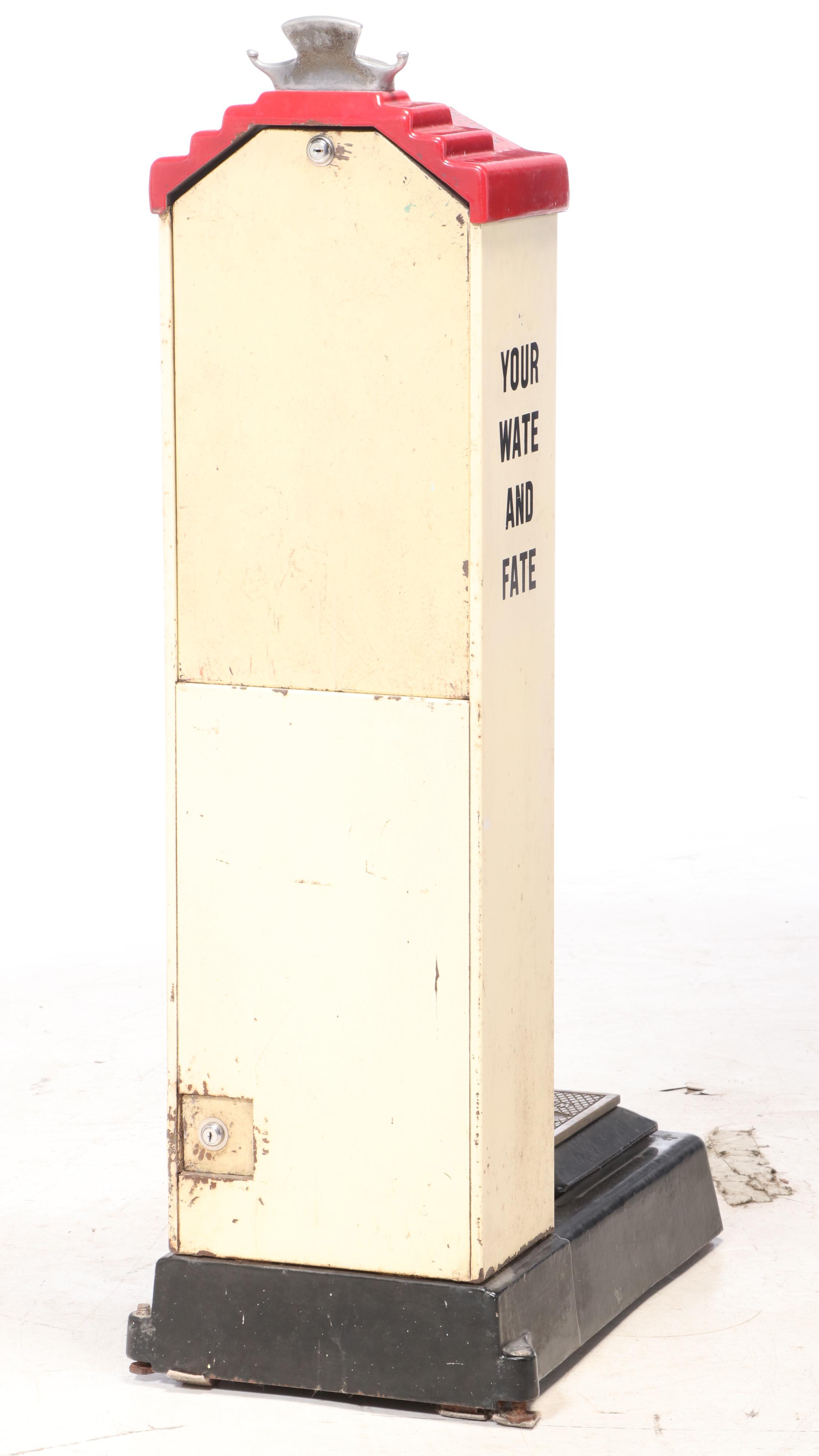 American Scale Mfg. Co. Coin-Operated Fortune Teller Floor Scale, circa 1930