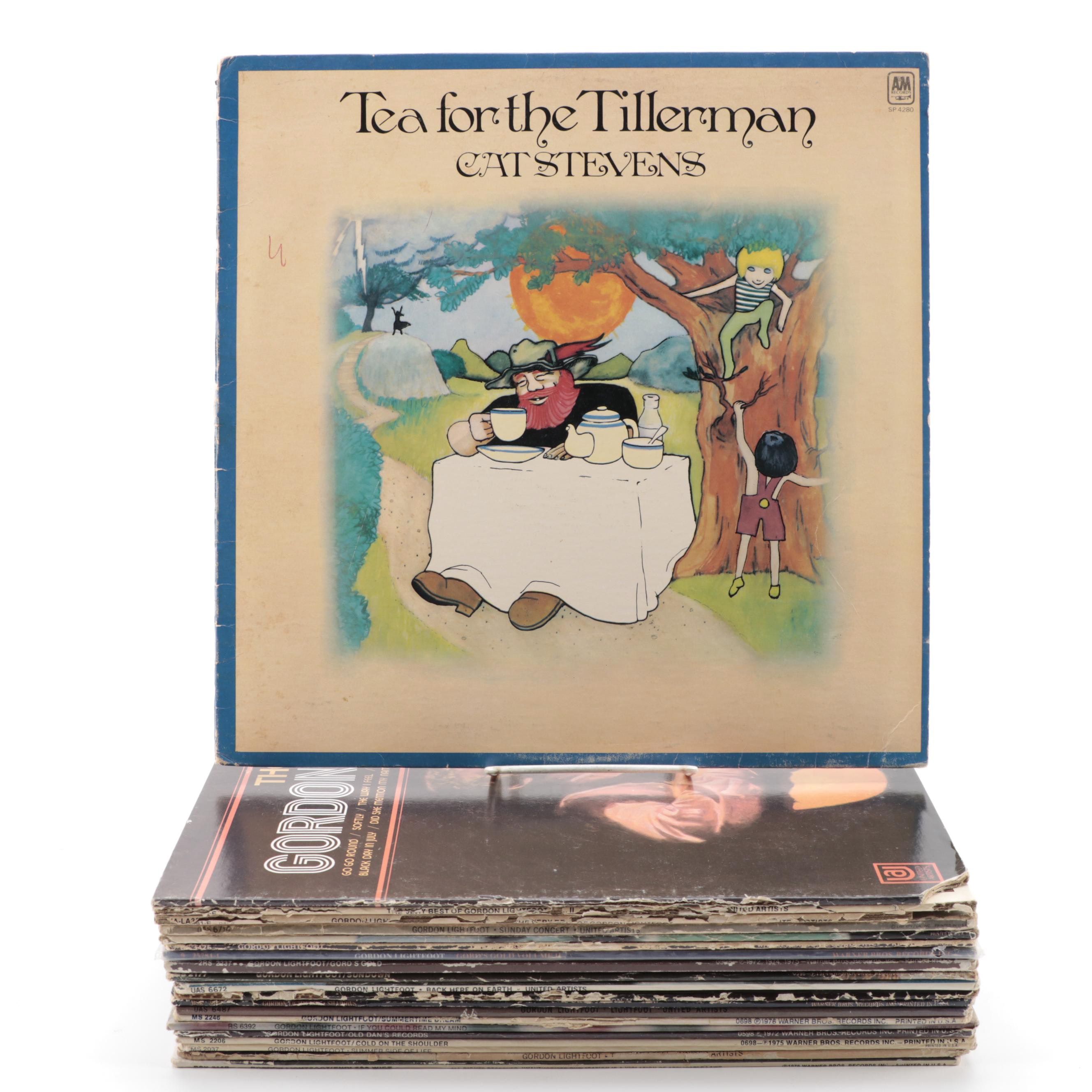 Gordon Lightfoot and Cat Stevens Records