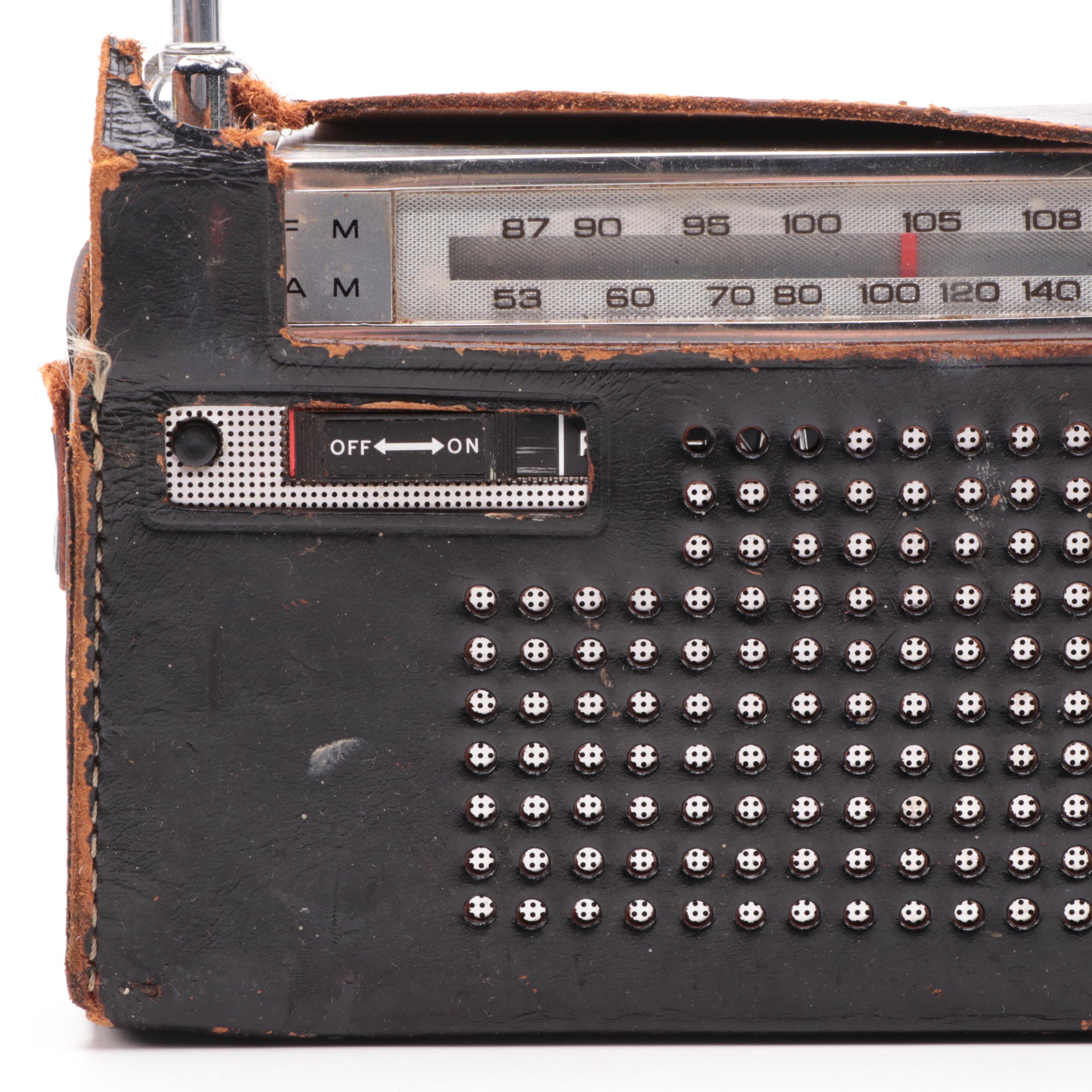 Panasonic Model RF-800 FM-AM Portable Radio, Mid-20th Century