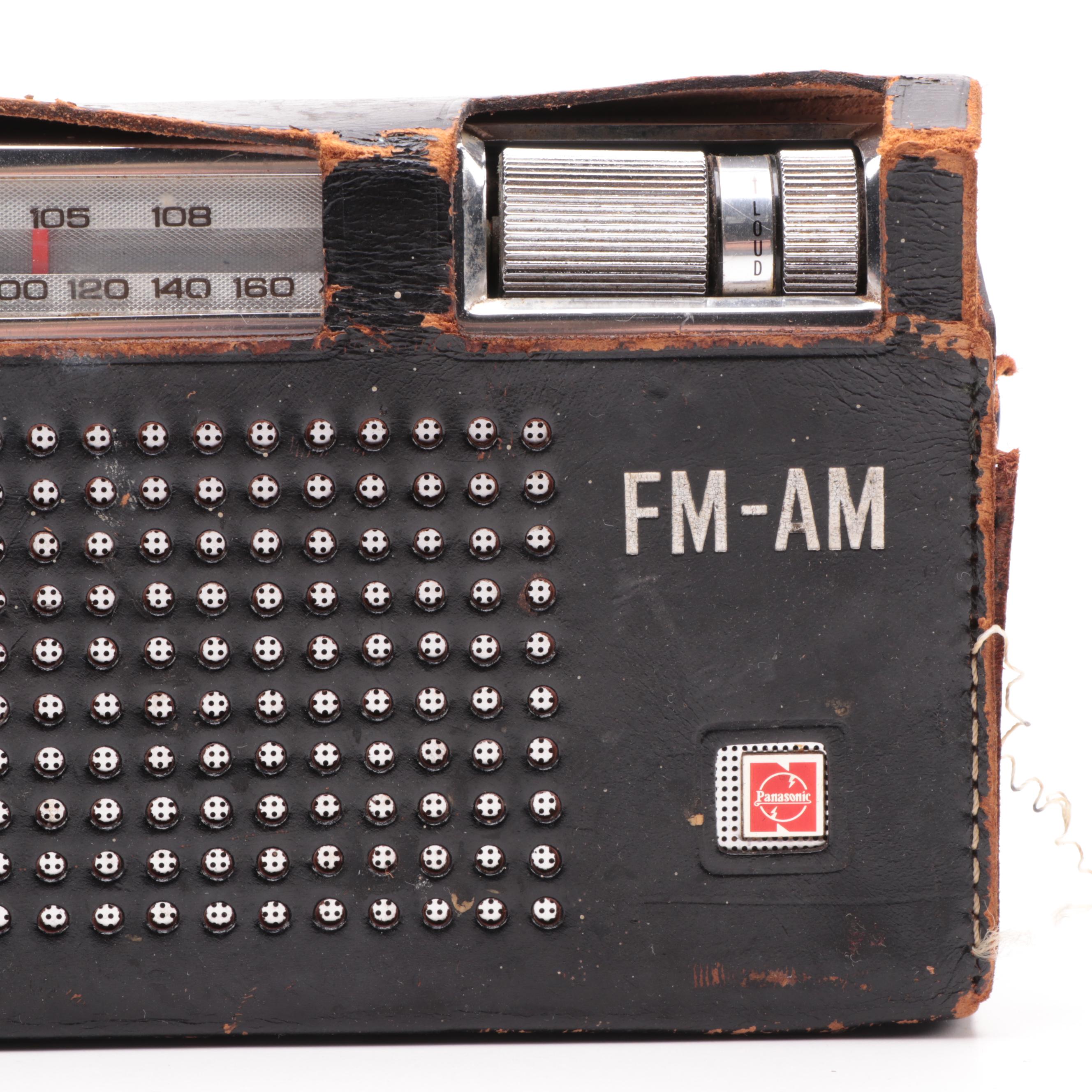 Panasonic Model RF-800 FM-AM Portable Radio, Mid-20th Century