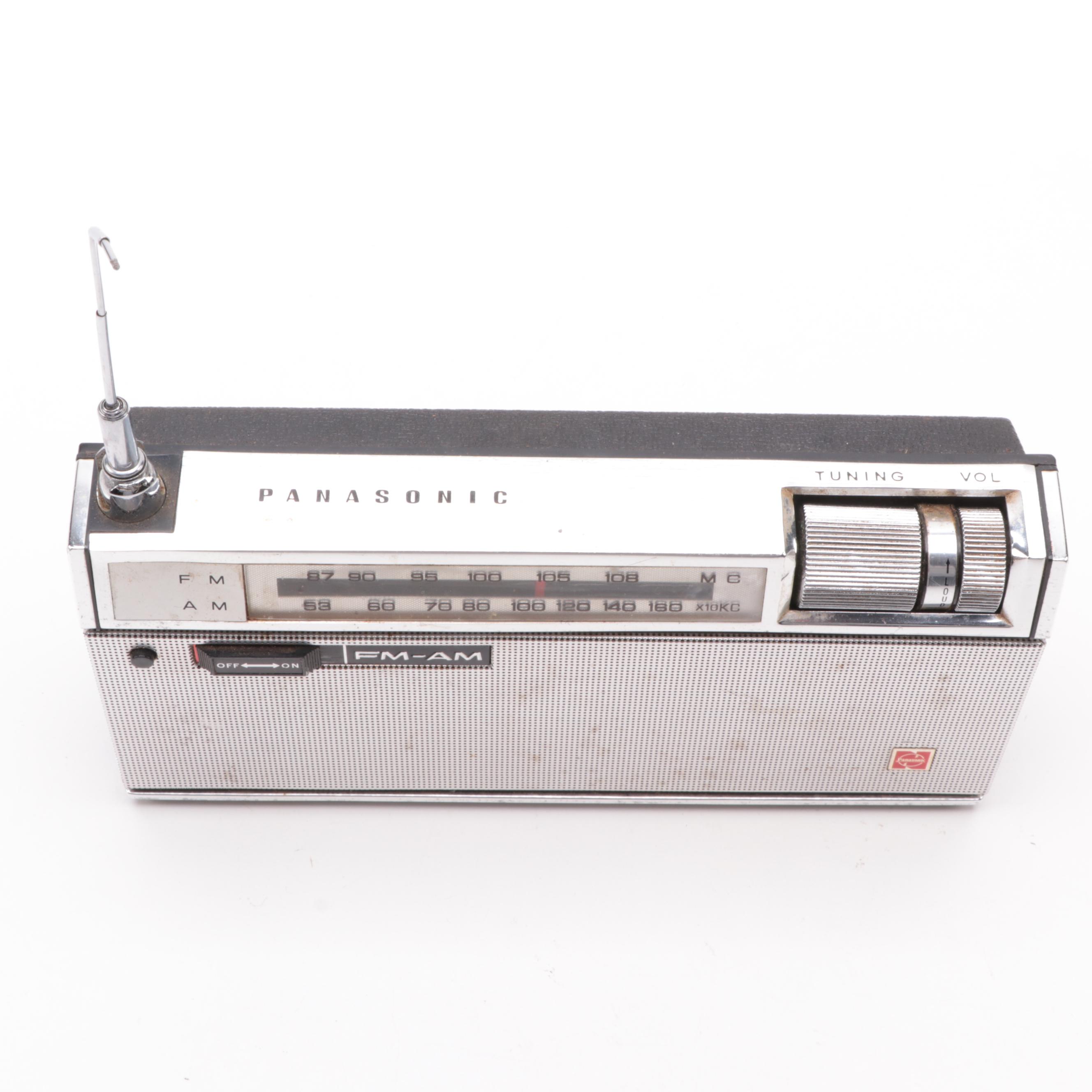 Panasonic Model RF-800 FM-AM Portable Radio, Mid-20th Century