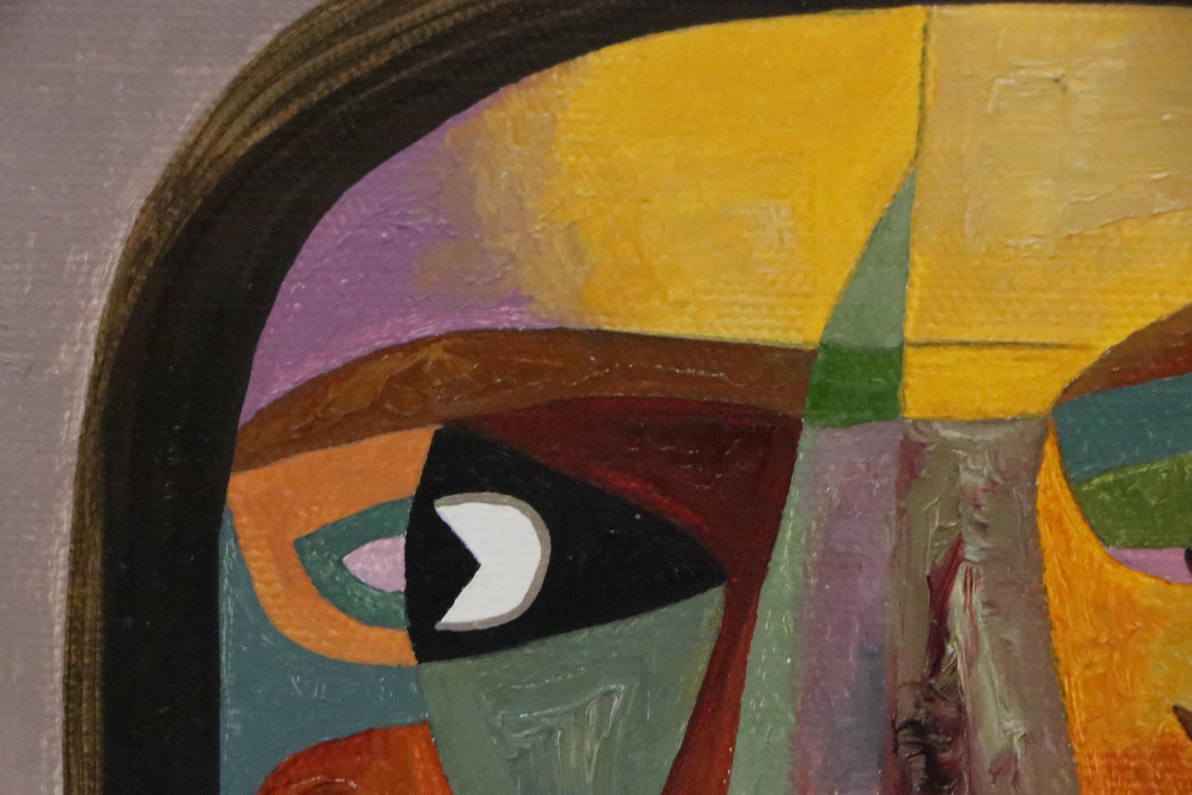 Joseph Ray York Abstract Oil Painting "Anguished Man," 2019