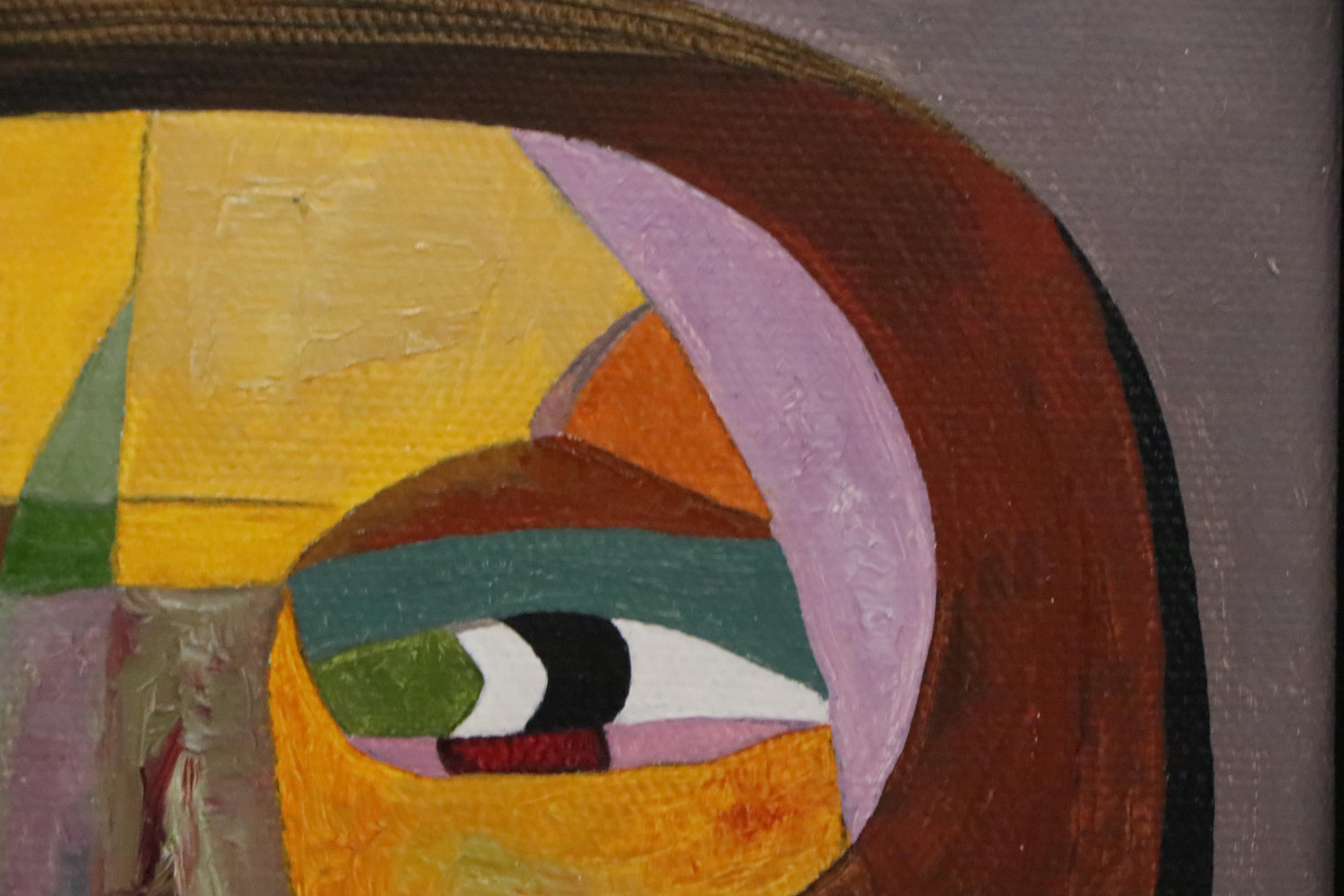 Joseph Ray York Abstract Oil Painting "Anguished Man," 2019