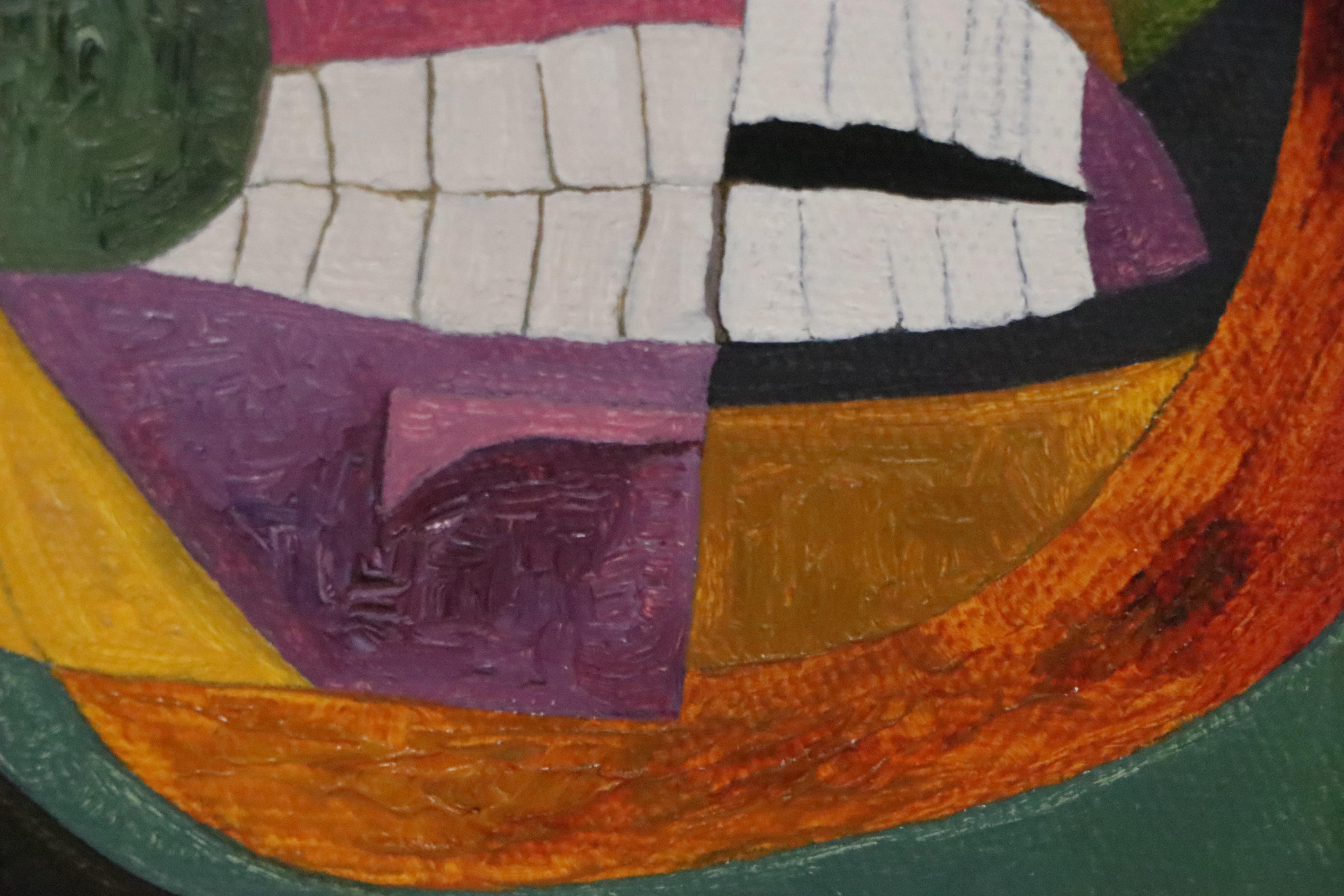 Joseph Ray York Abstract Oil Painting "Anguished Man," 2019