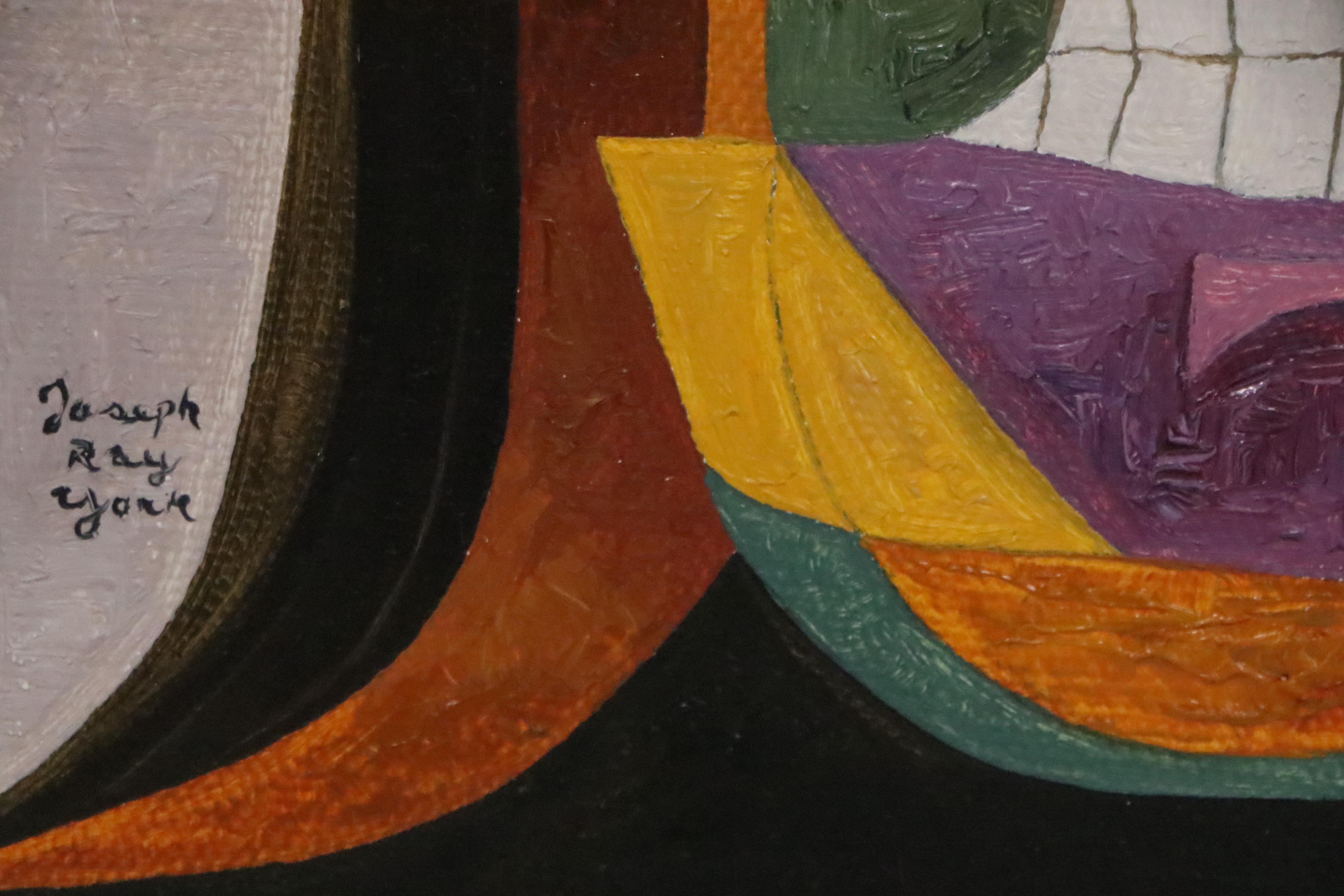 Joseph Ray York Abstract Oil Painting "Anguished Man," 2019