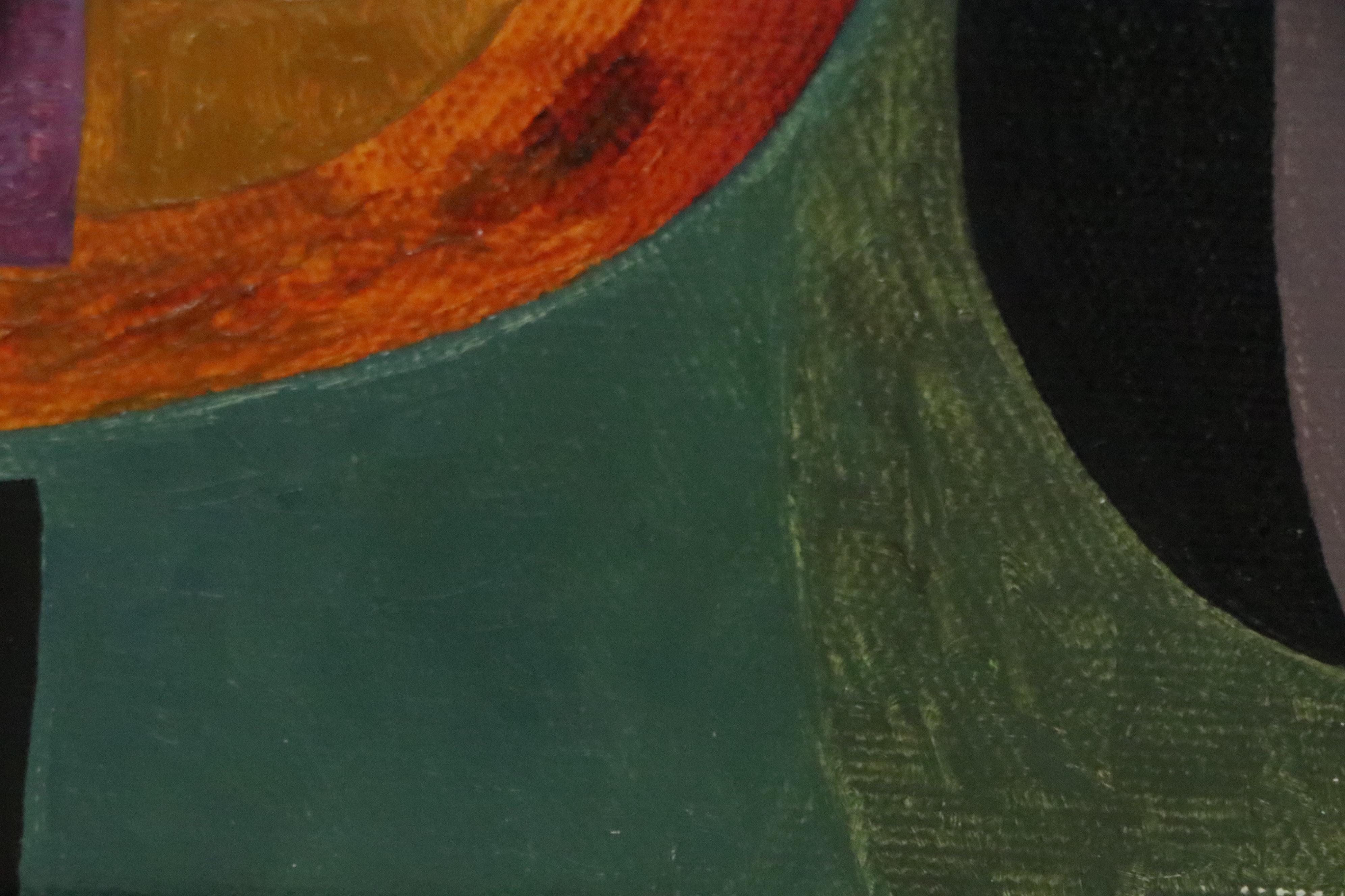 Joseph Ray York Abstract Oil Painting "Anguished Man," 2019