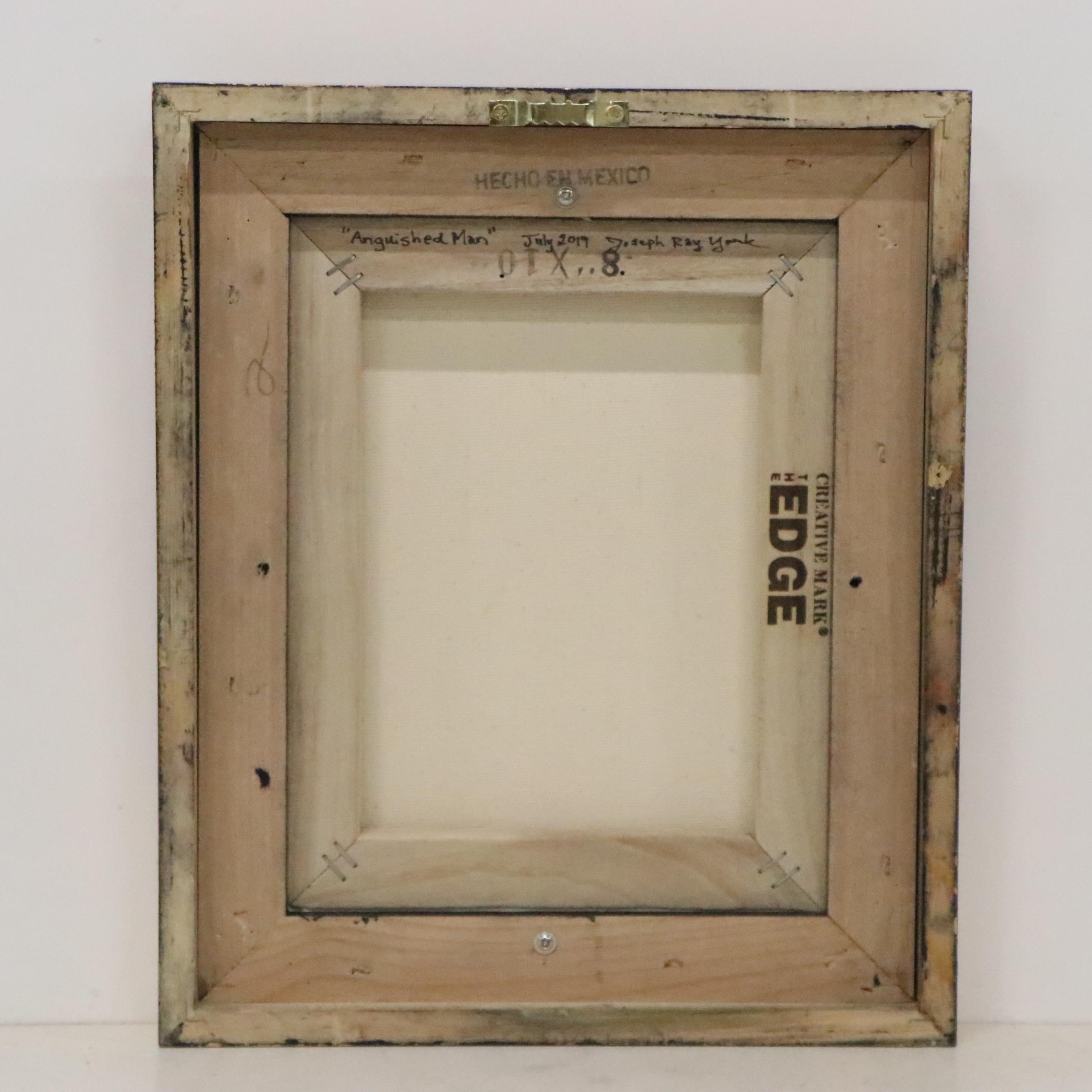 Joseph Ray York Abstract Oil Painting "Anguished Man," 2019