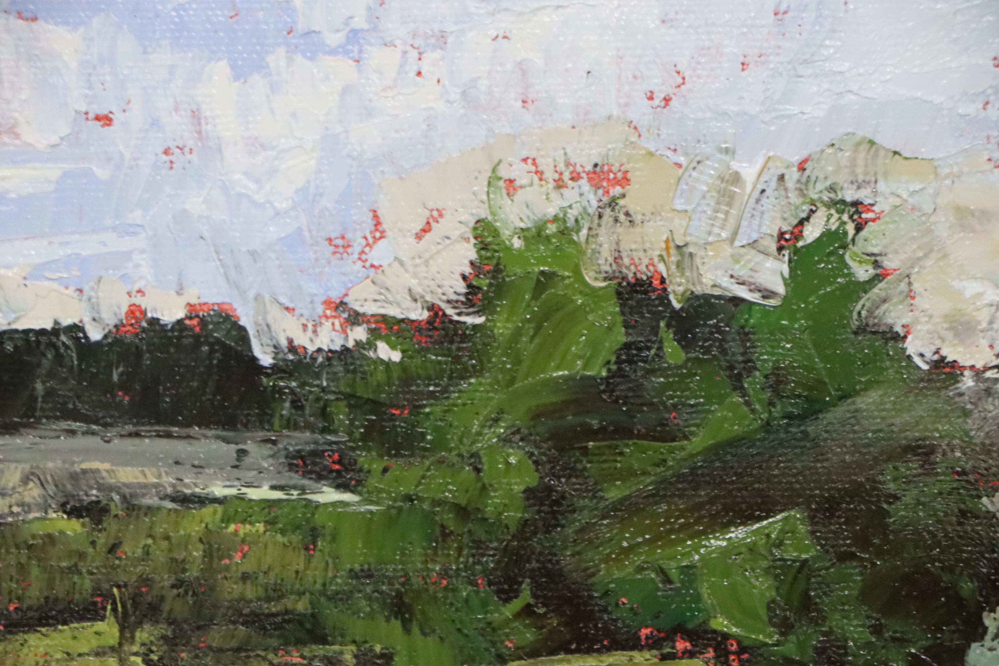 David Wesley Poe Oil Painting "Where Two Streams Meet," 2020