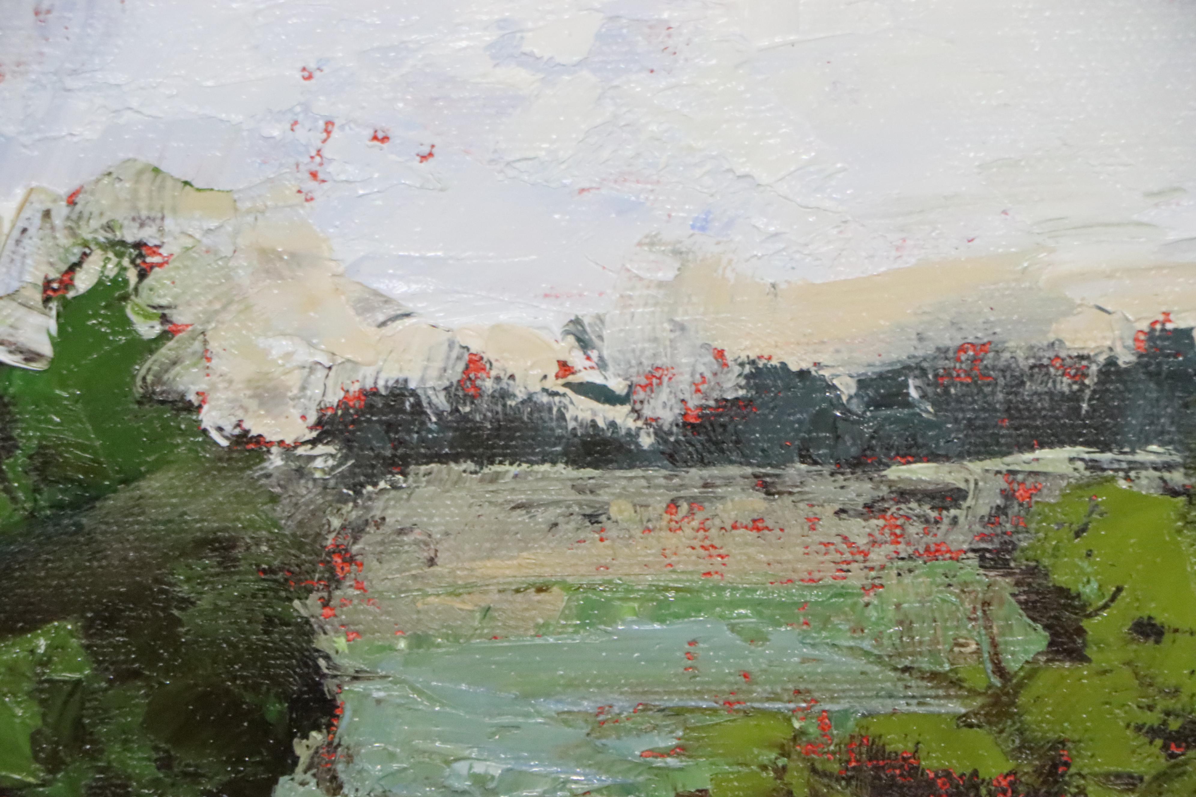 David Wesley Poe Oil Painting "Where Two Streams Meet," 2020