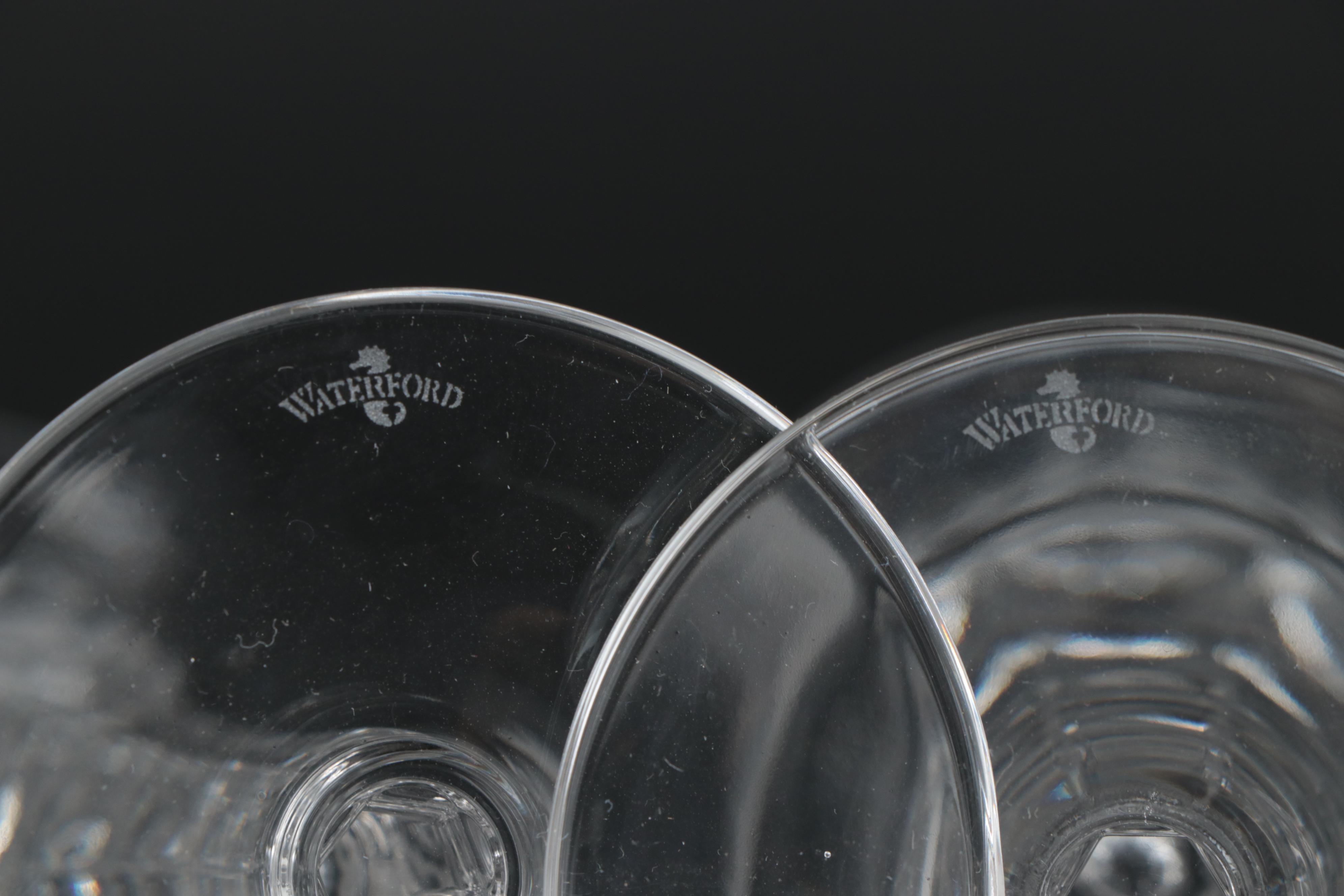 David Grant for Waterford "Millennium Series" Crystal Champagne Flutes, 1999