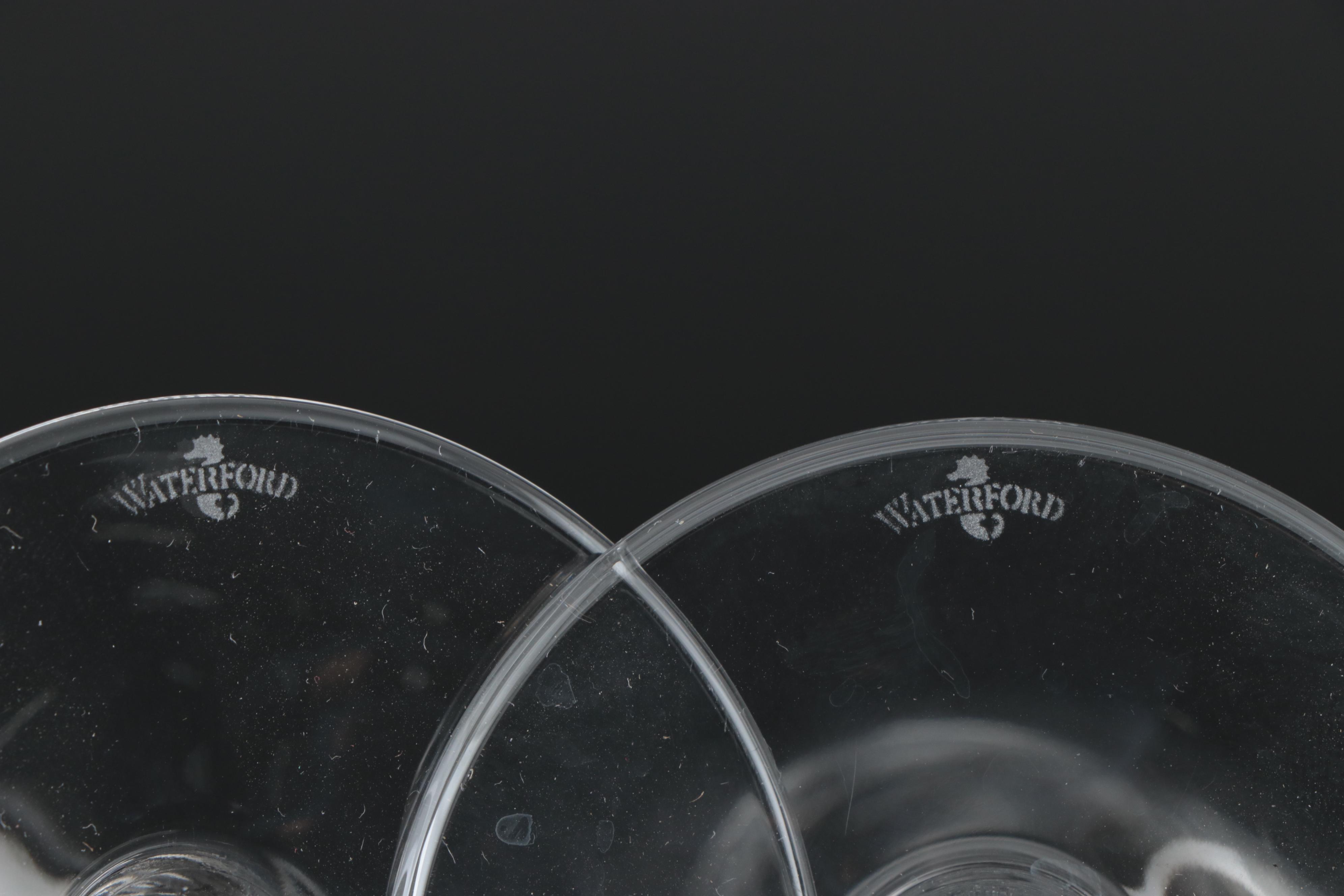 David Grant for Waterford "Millennium Series" Crystal Champagne Flutes, 1999