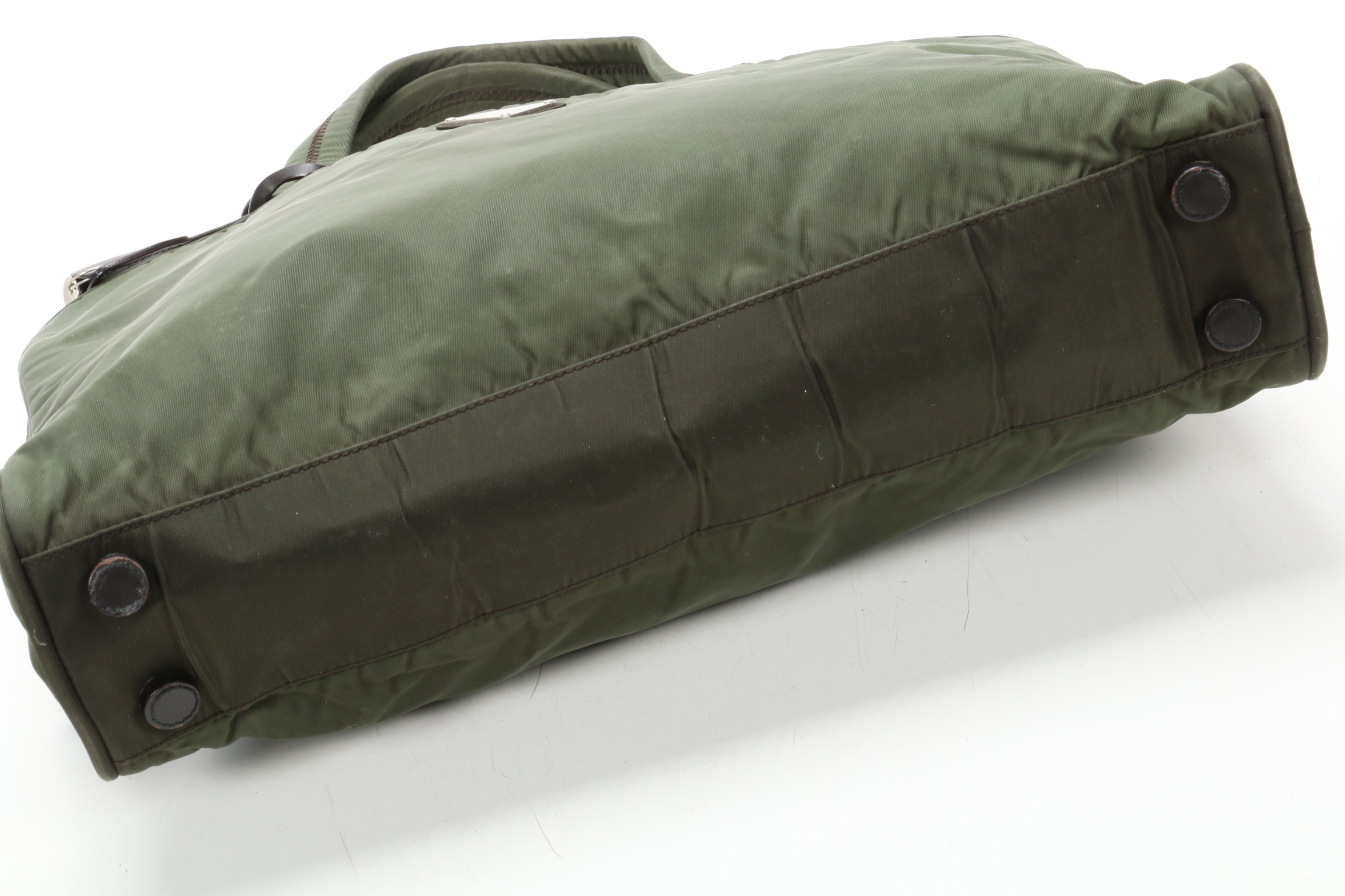 Prada Tote in Green Tessuto Nylon