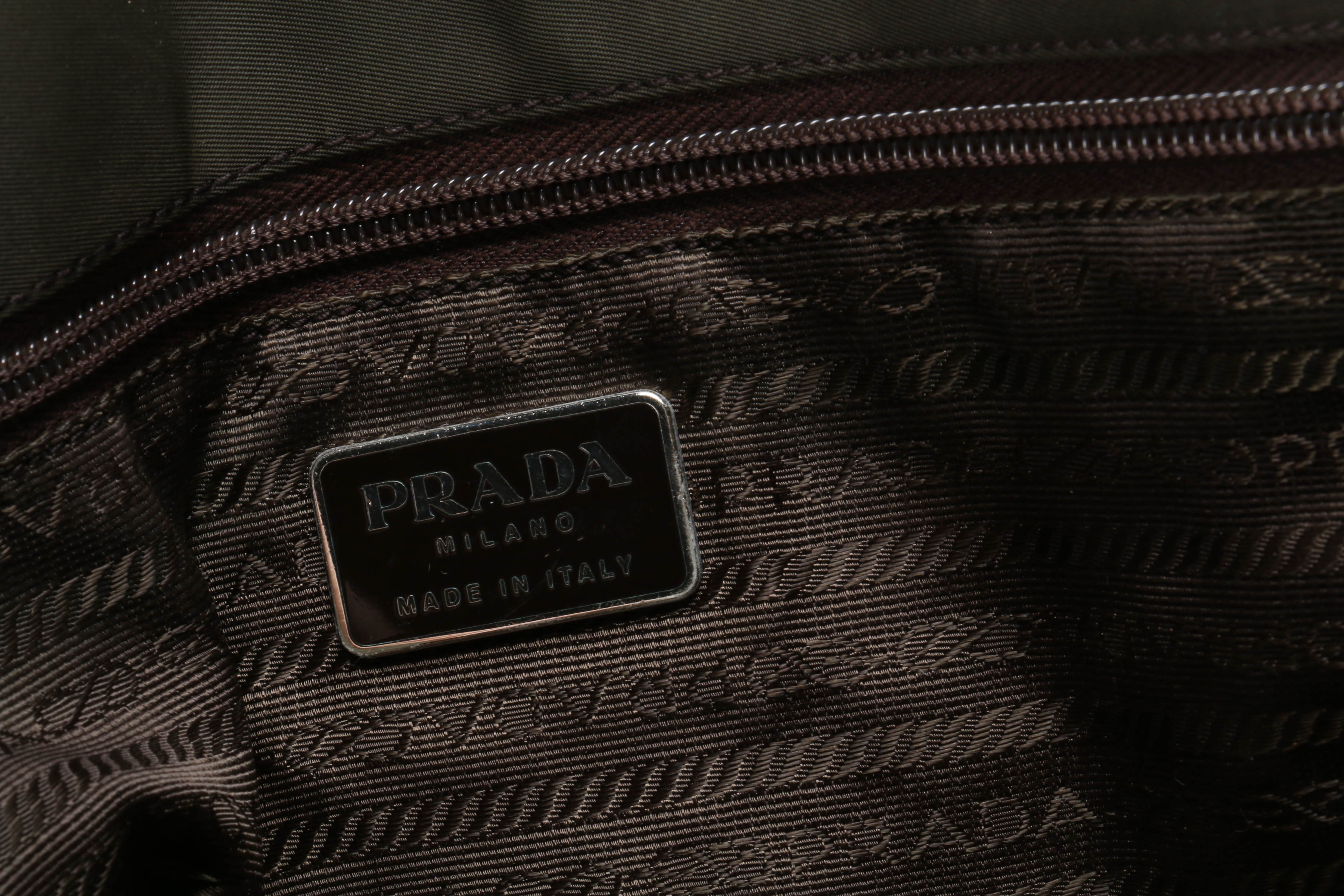 Prada Tote in Green Tessuto Nylon