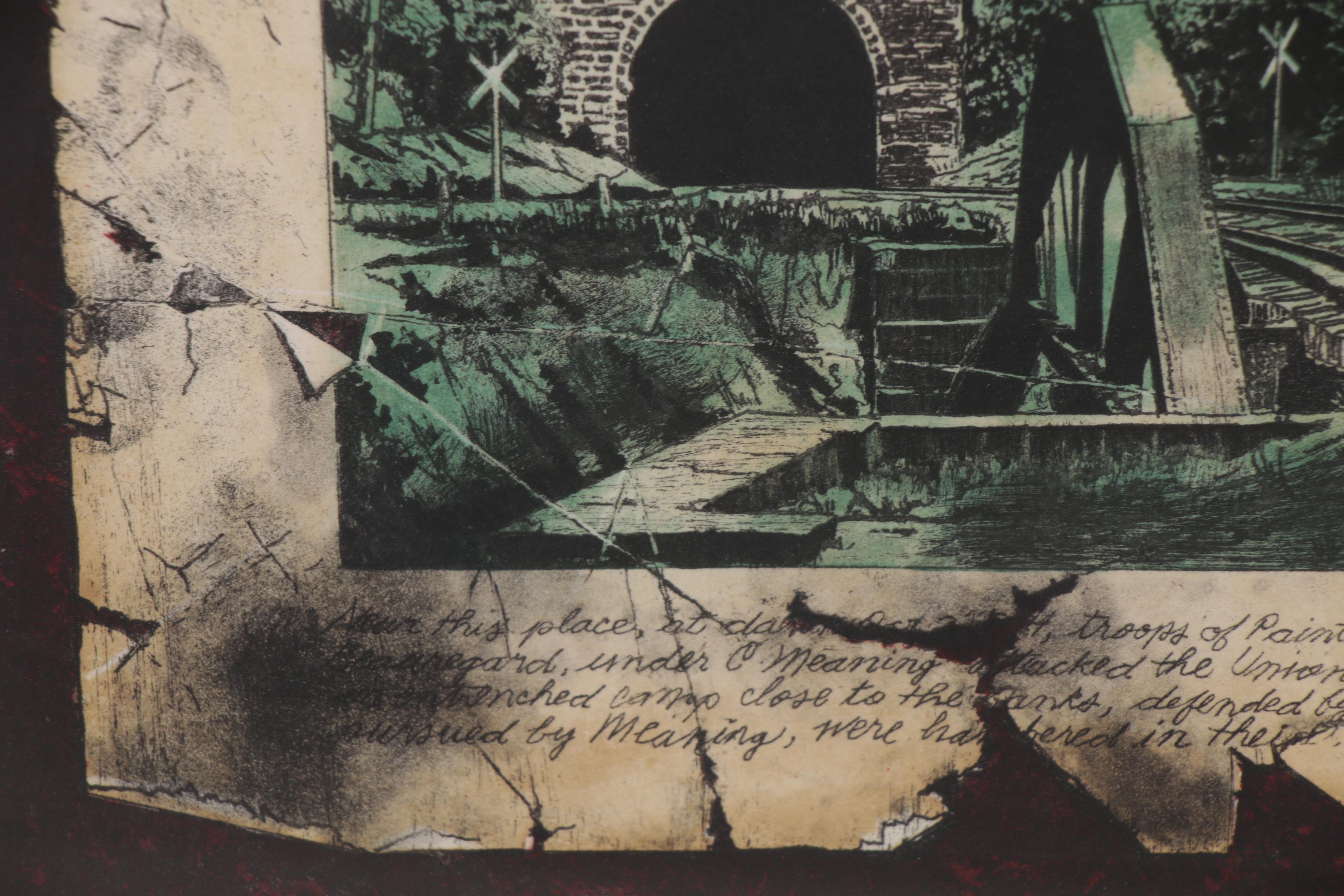 Michael Flanagan Etching "Easter Creek", 1995