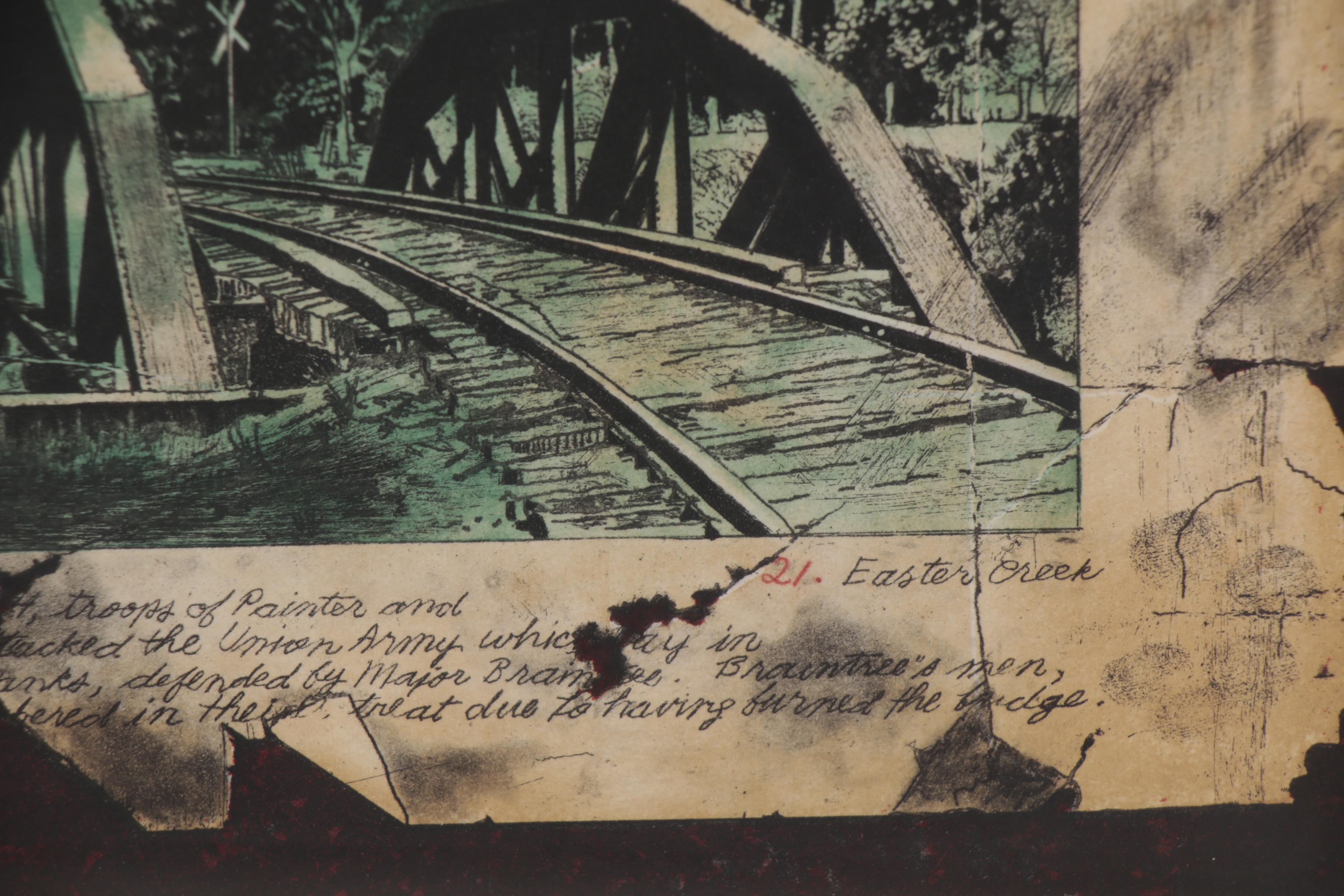 Michael Flanagan Etching "Easter Creek", 1995