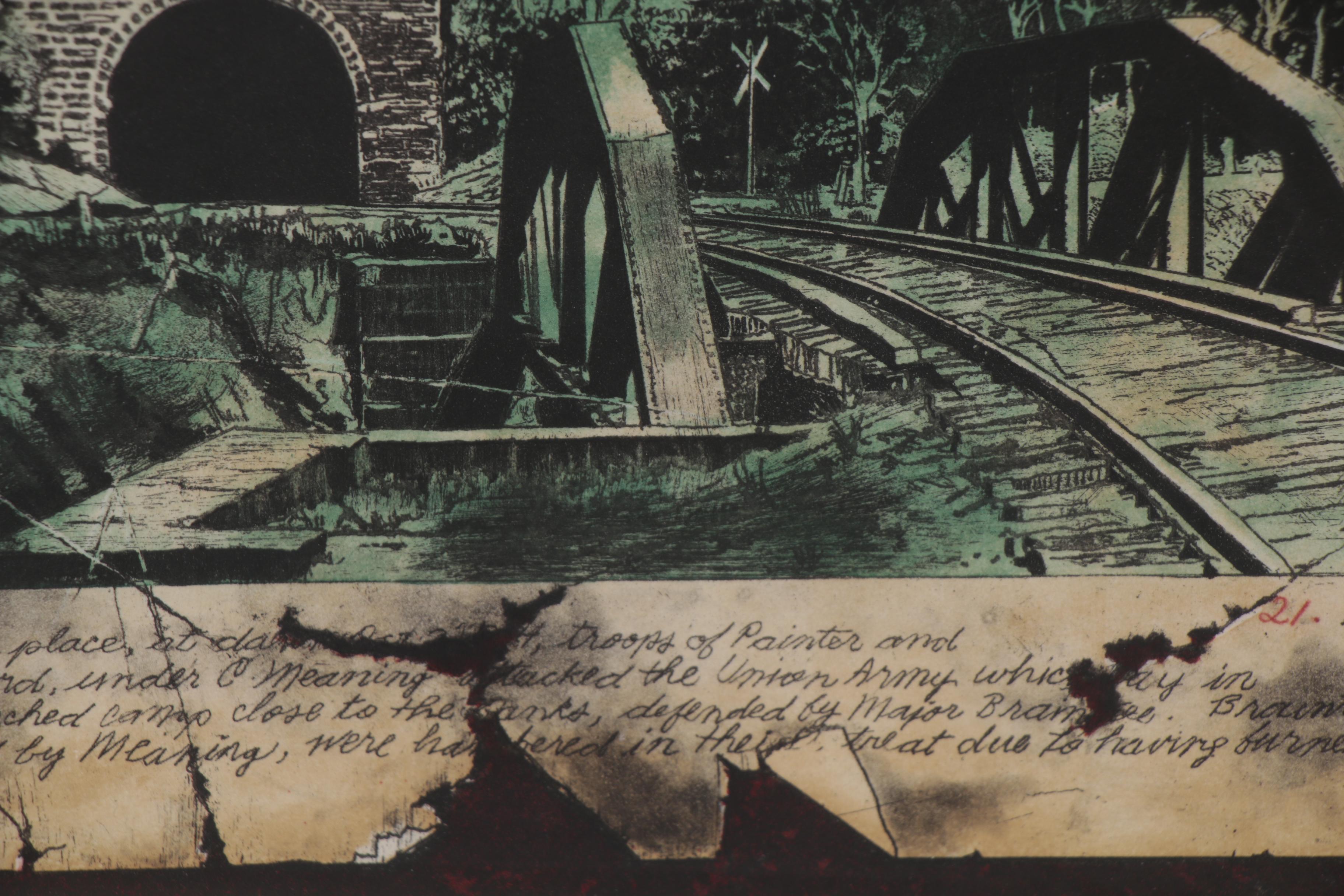 Michael Flanagan Etching "Easter Creek", 1995