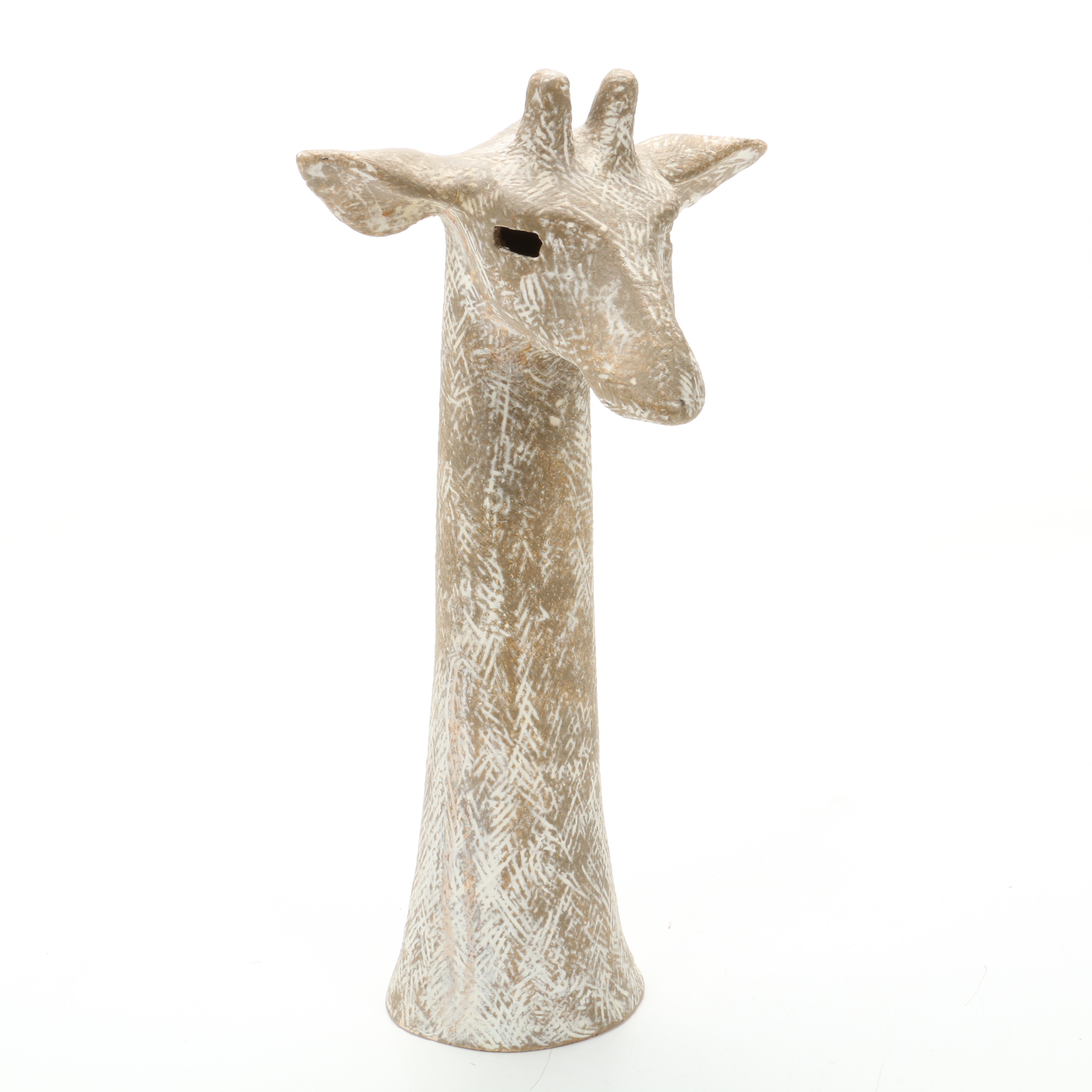 Claude Conover Ceramic Giraffe Sculpture, Mid-Late 20th Century