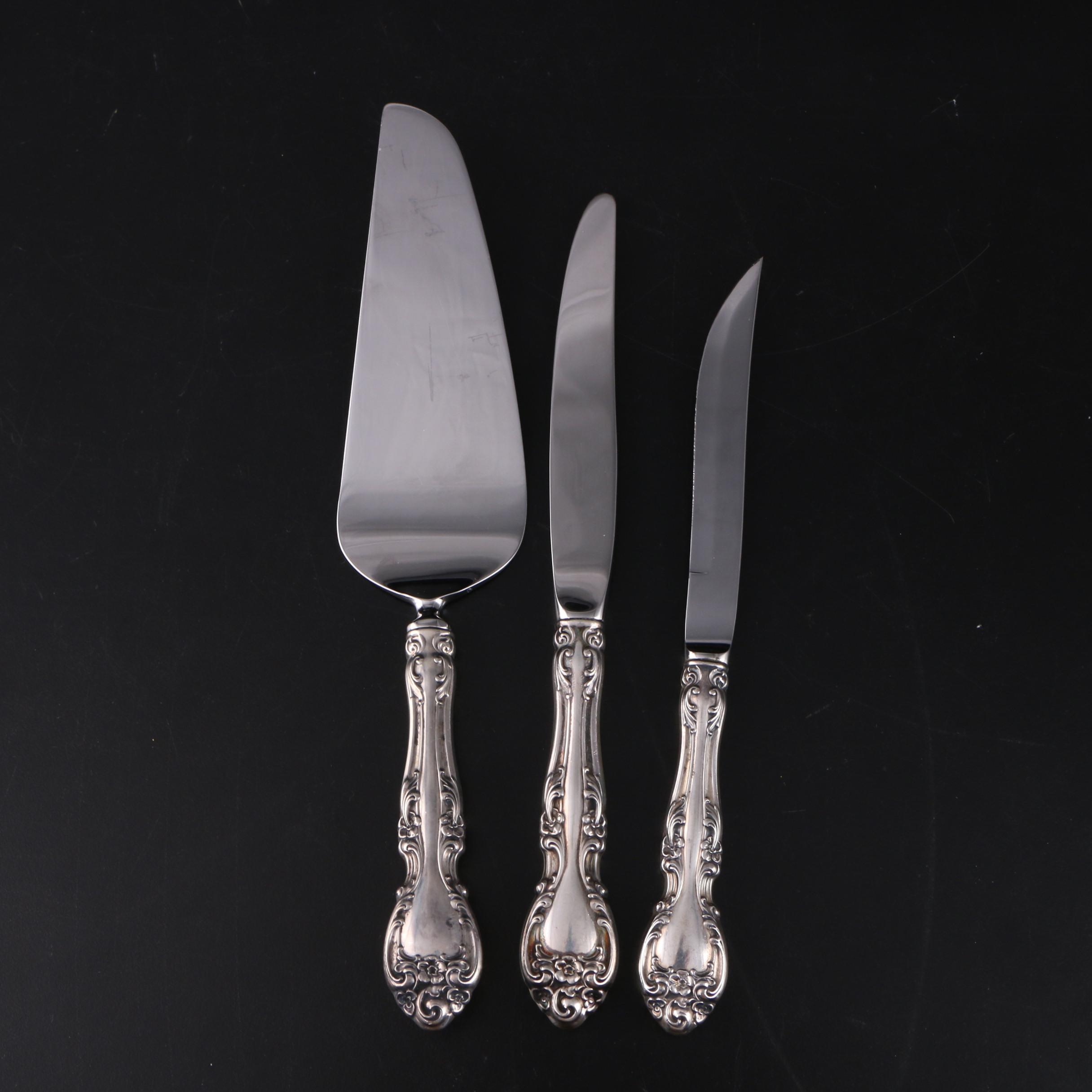 Gorham "Melrose" Sterling Silver Flatware and Serveware