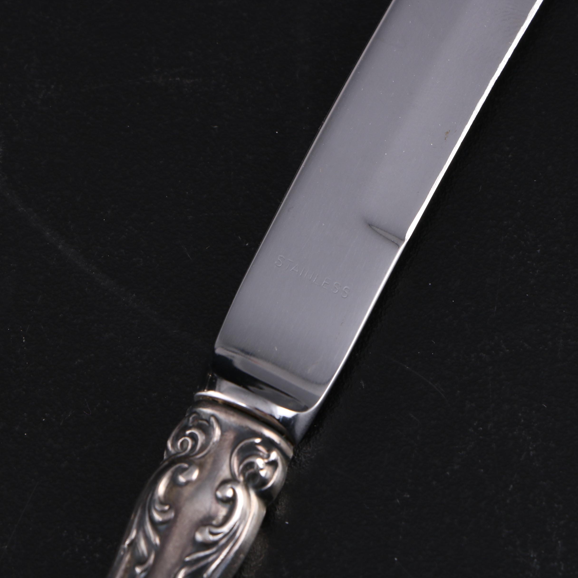 Gorham "Melrose" Sterling Silver Flatware and Serveware