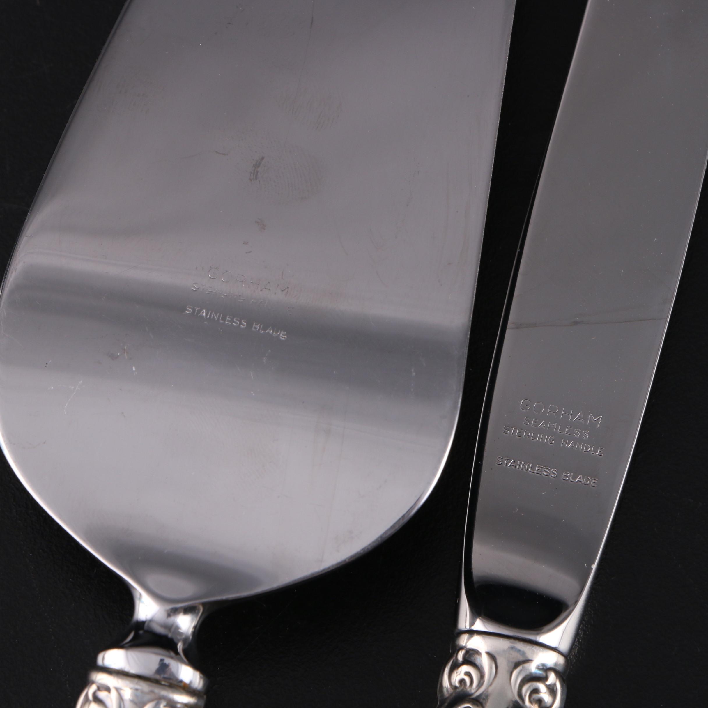 Gorham "Melrose" Sterling Silver Flatware and Serveware
