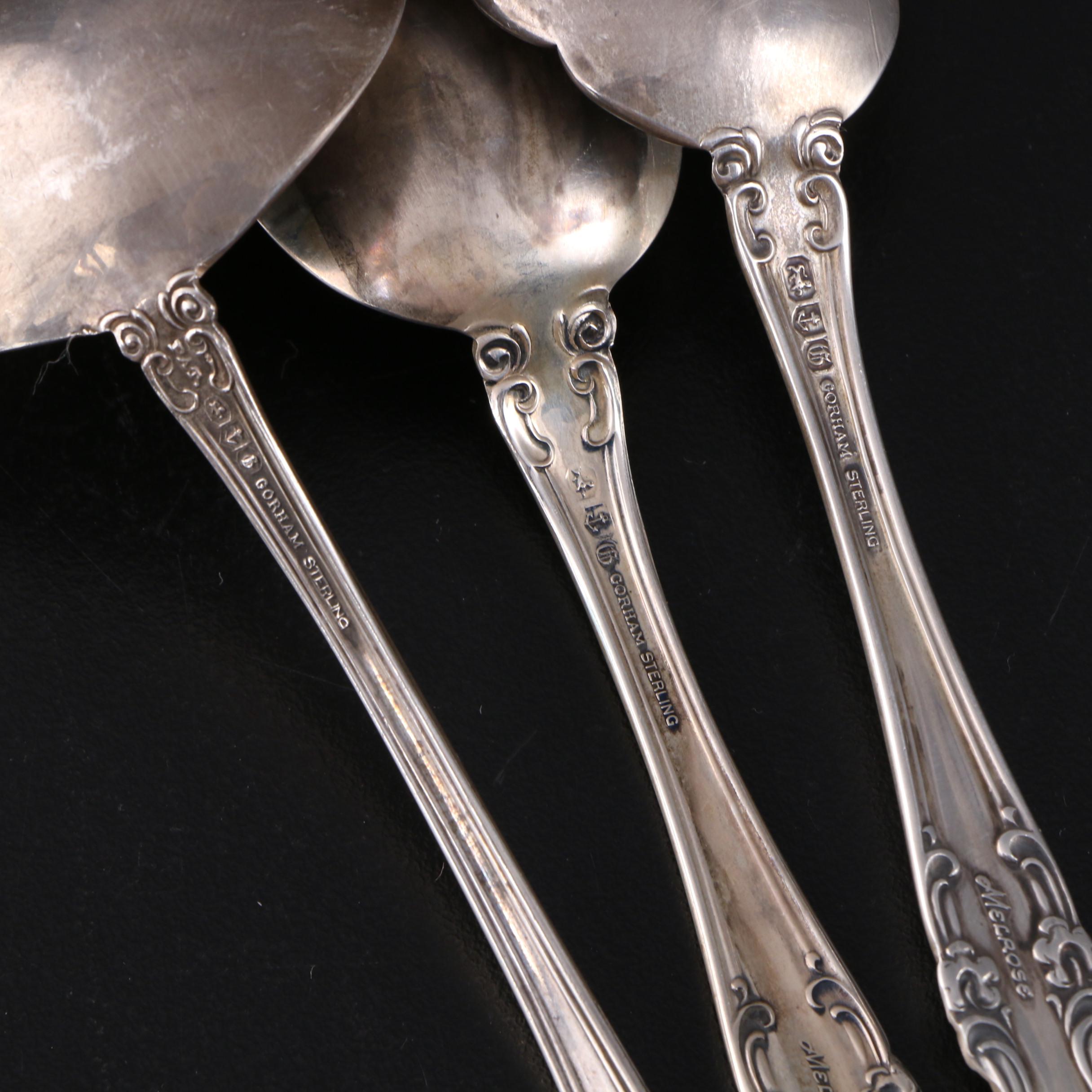 Gorham "Melrose" Sterling Silver Flatware and Serveware