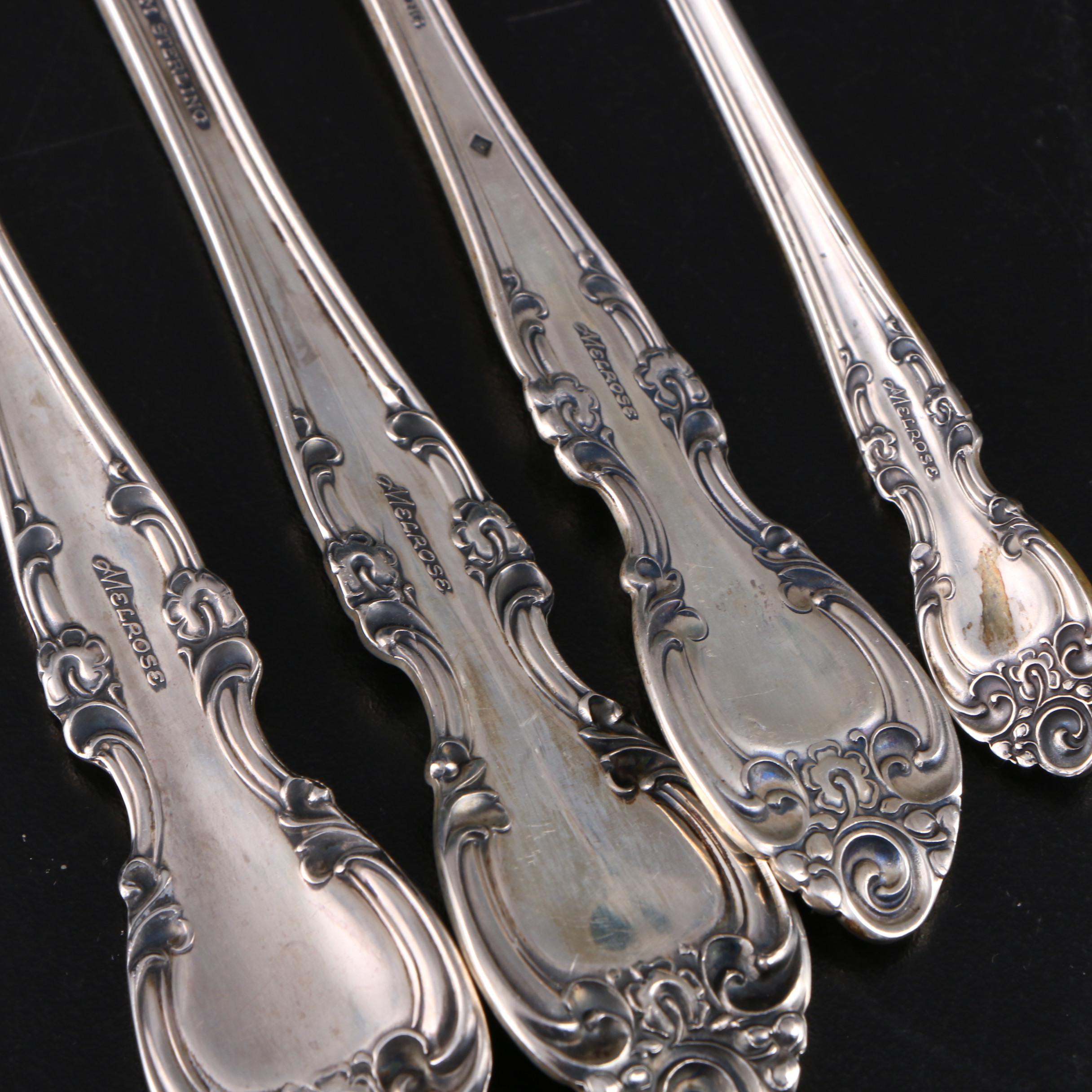 Gorham "Melrose" Sterling Silver Flatware and Serveware