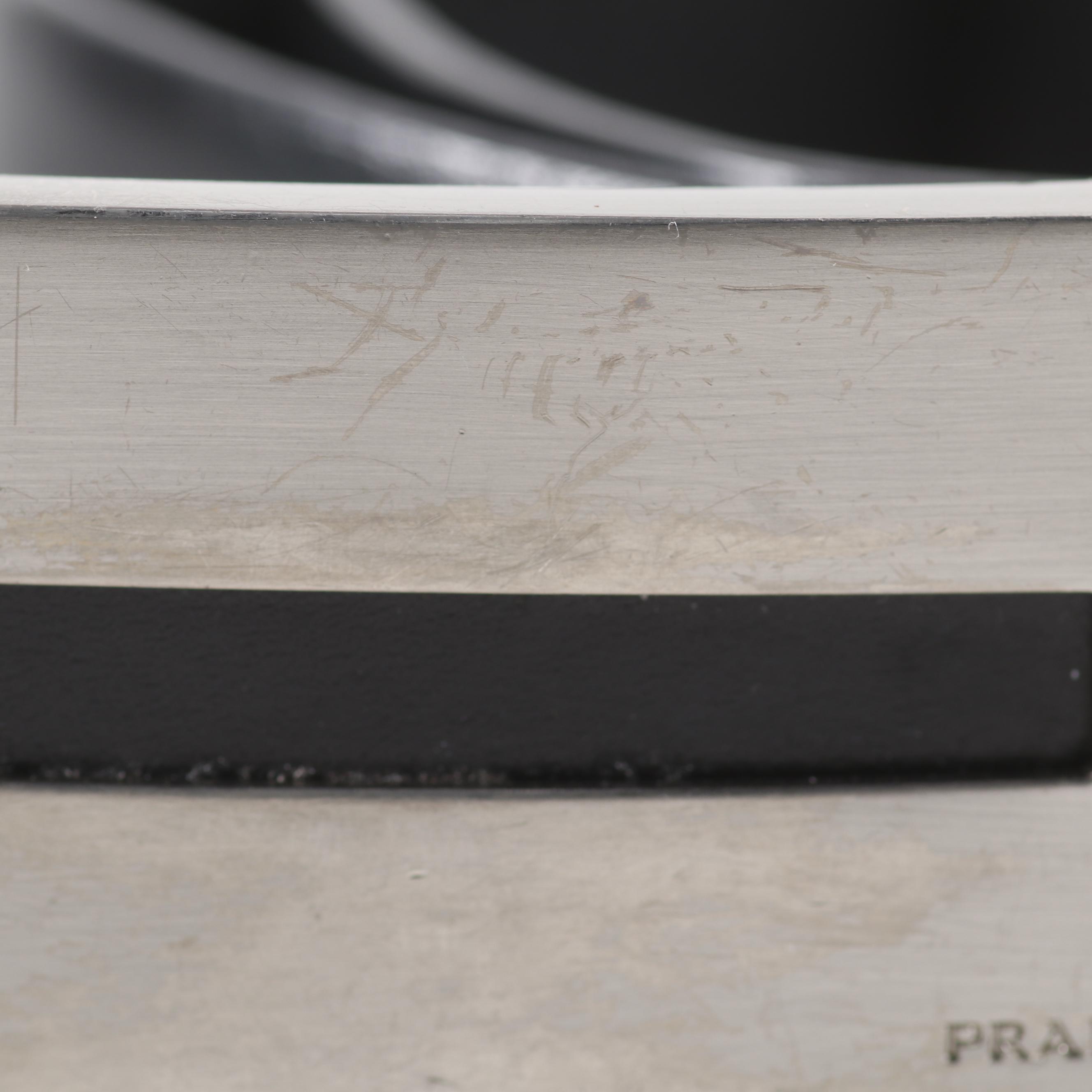 Prada Black Leather Belt