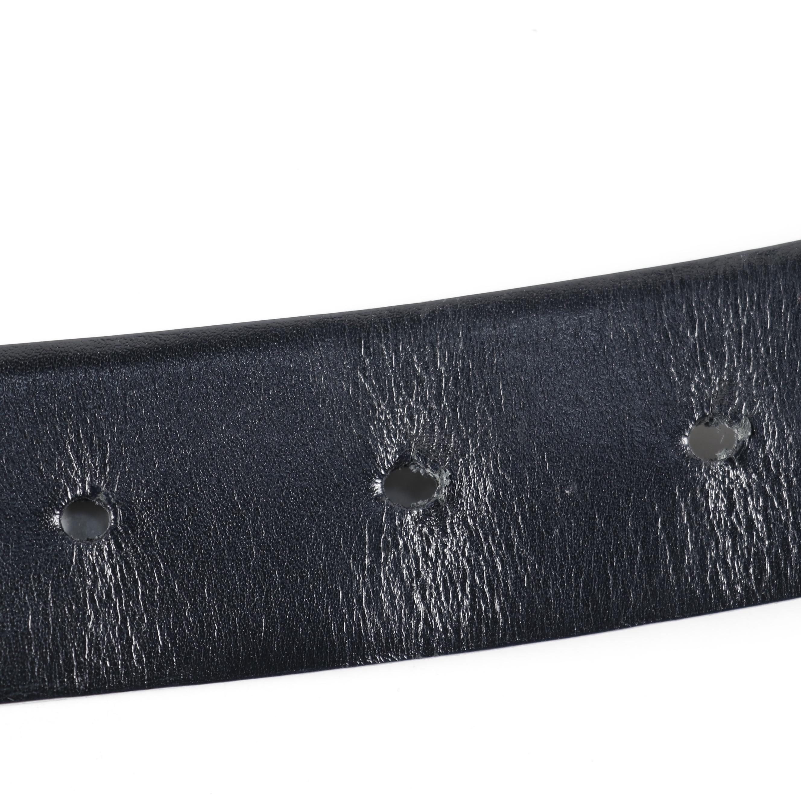 Prada Black Leather Belt
