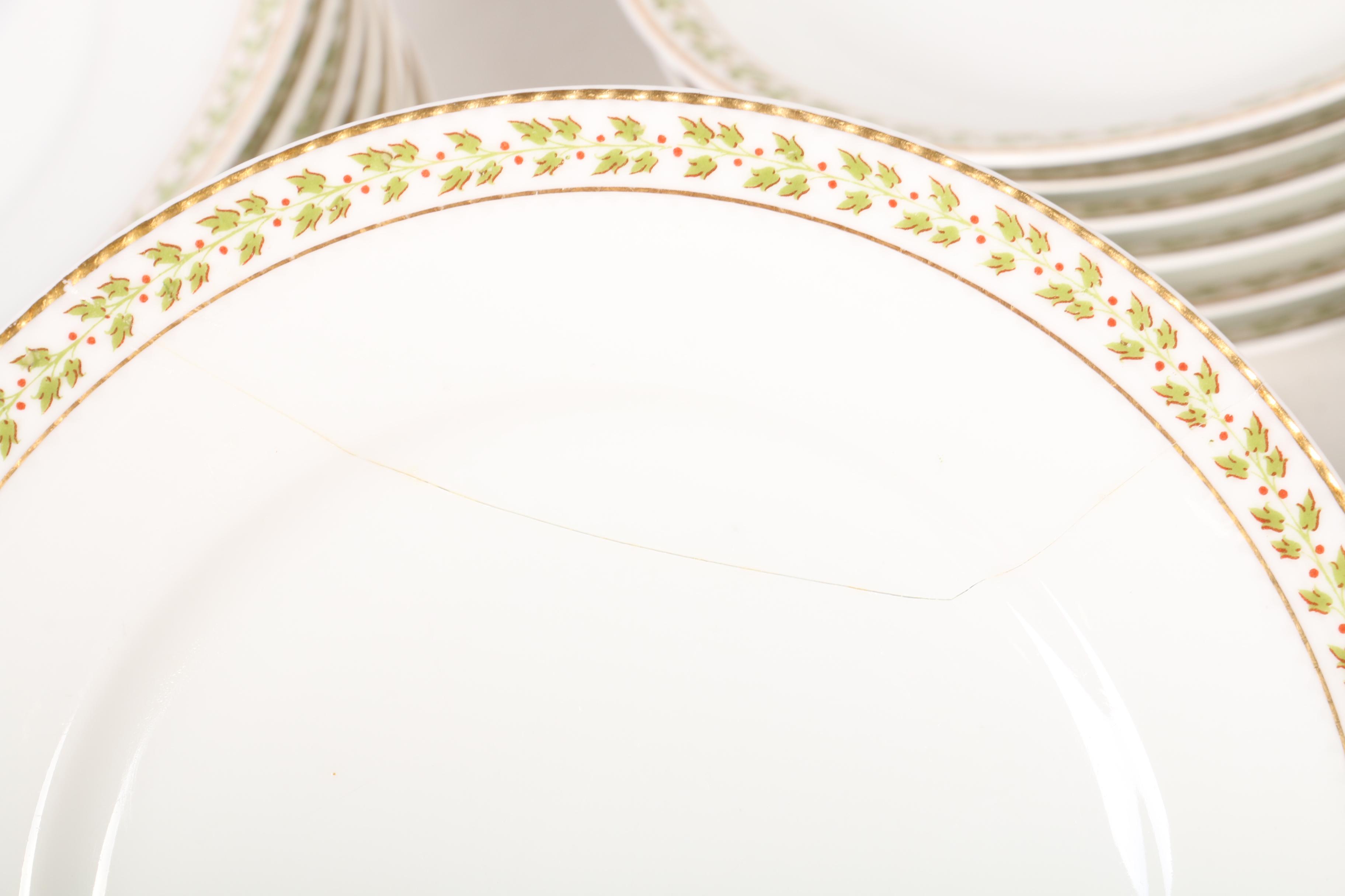 Haviland & Co. Limoges Porcelain Dinnerware, Early to Mid 20th Century