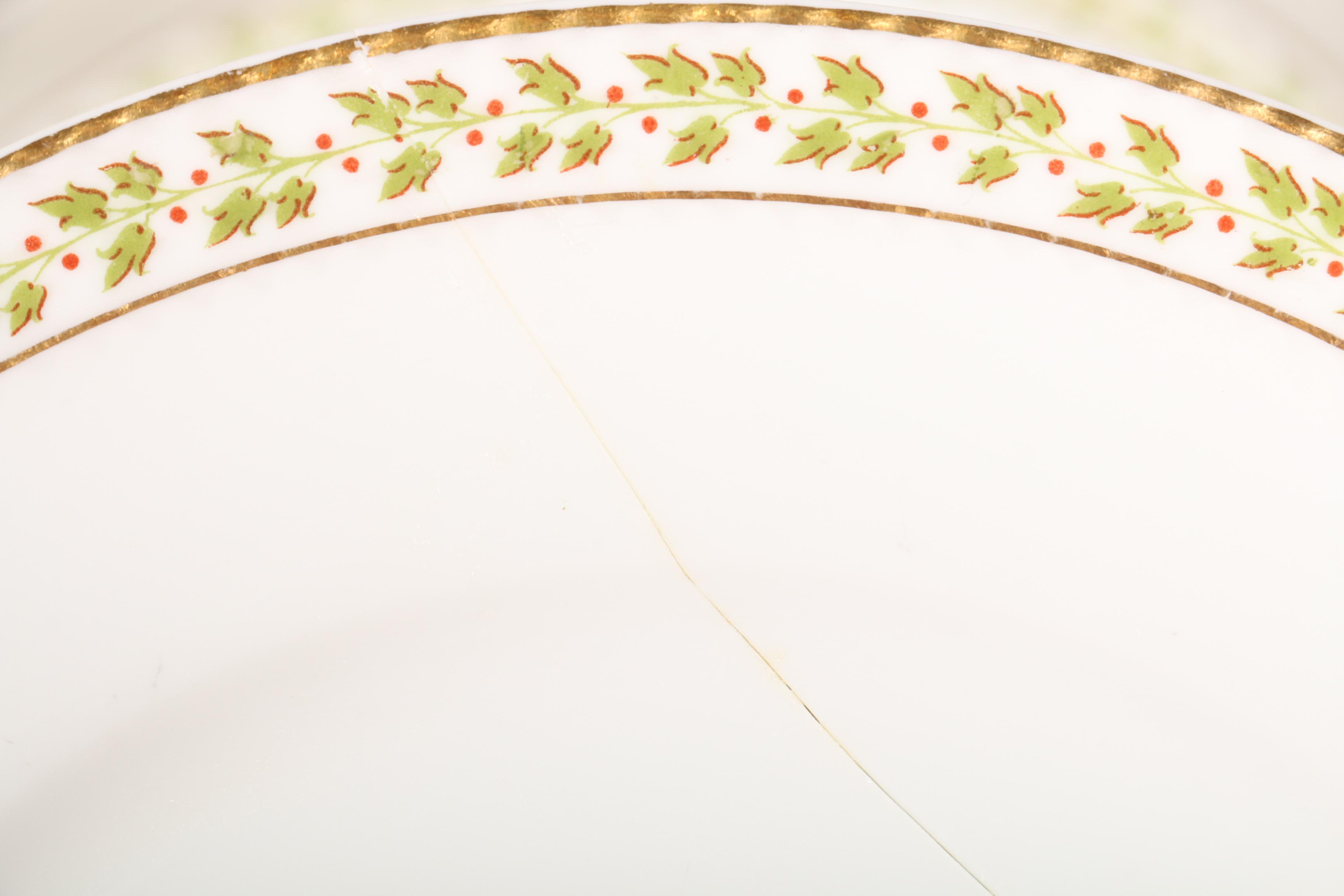 Haviland & Co. Limoges Porcelain Dinnerware, Early to Mid 20th Century