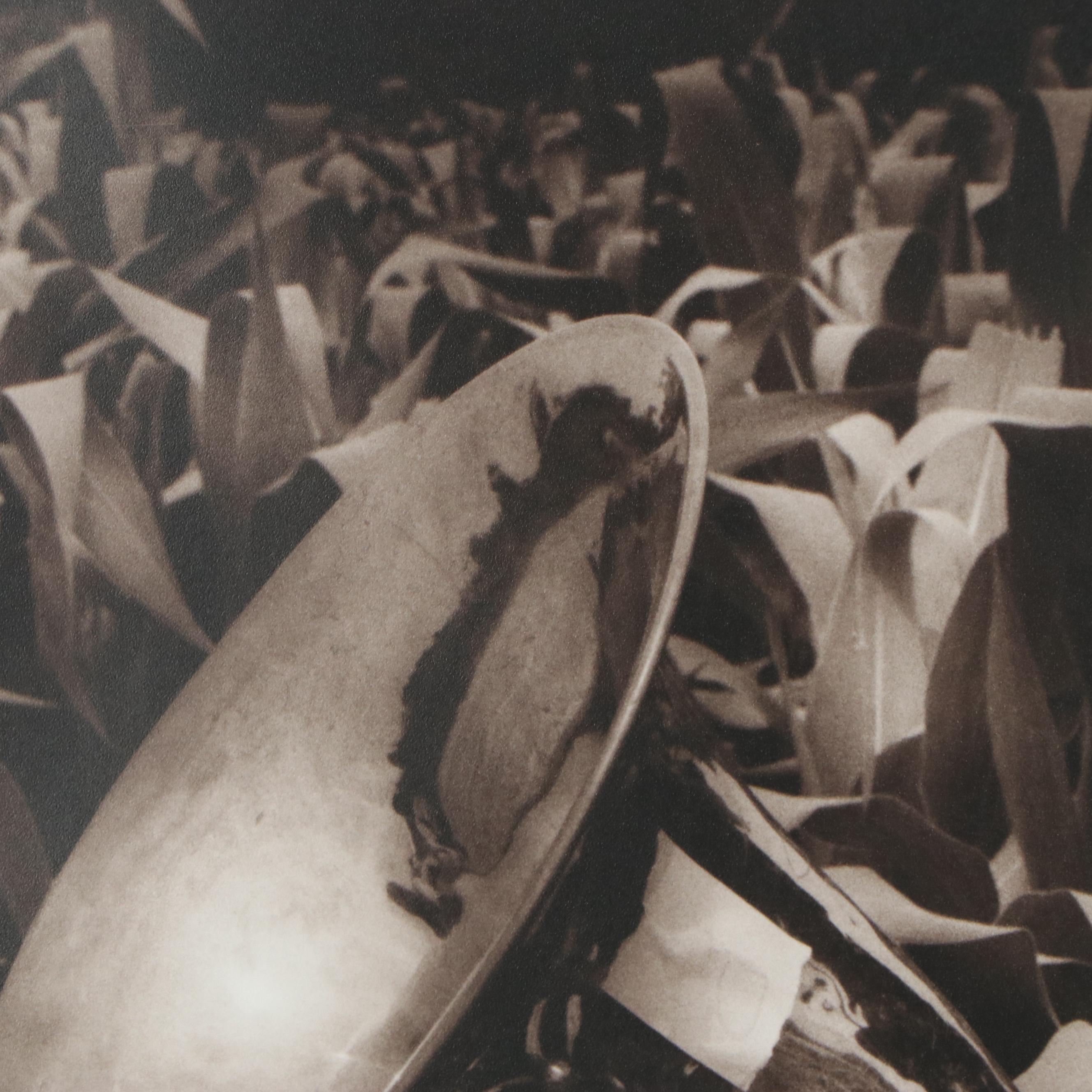 Jack Spencer Silver Gelatin Photograph "Cooter in the Corn with Horn," 1996