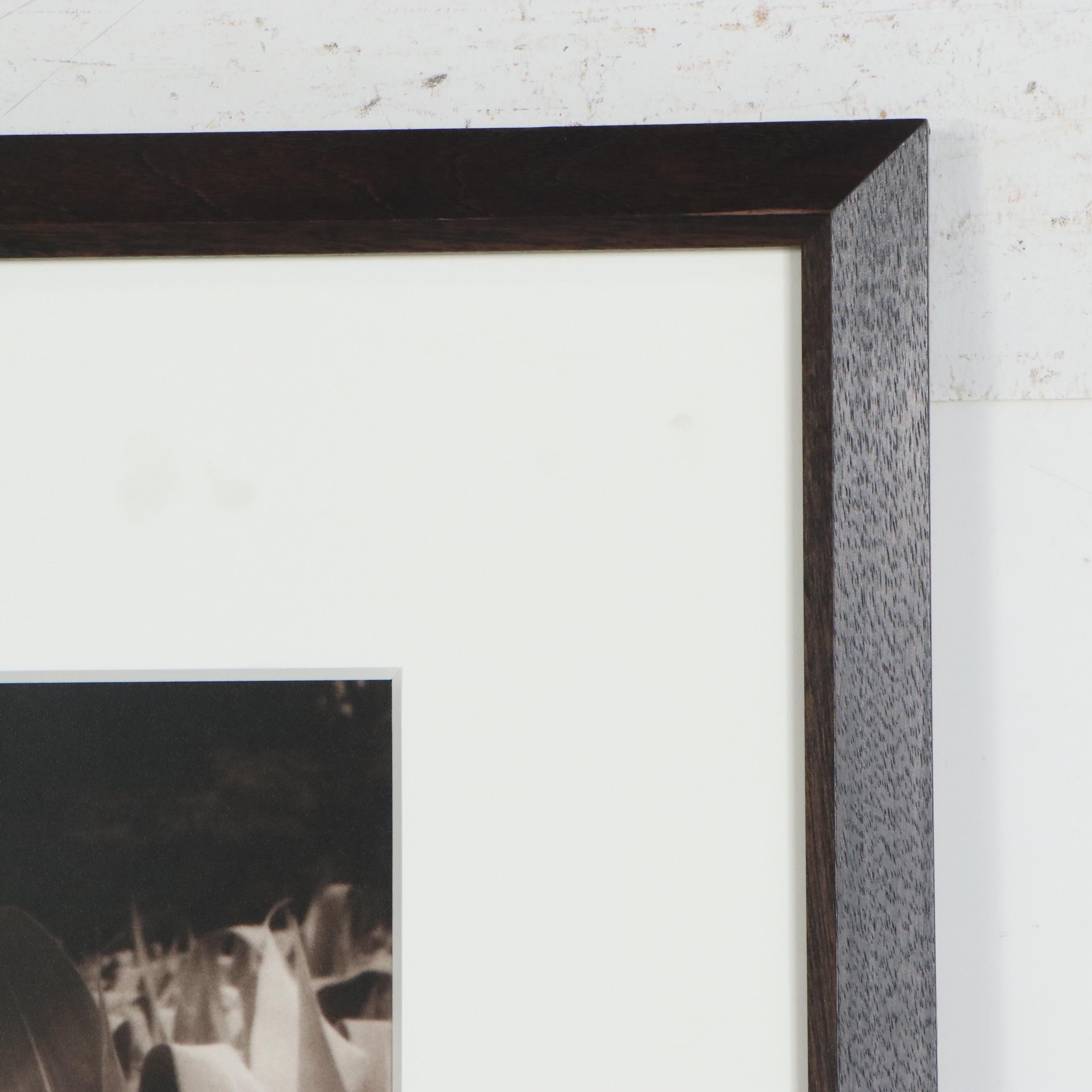 Jack Spencer Silver Gelatin Photograph "Cooter in the Corn with Horn," 1996