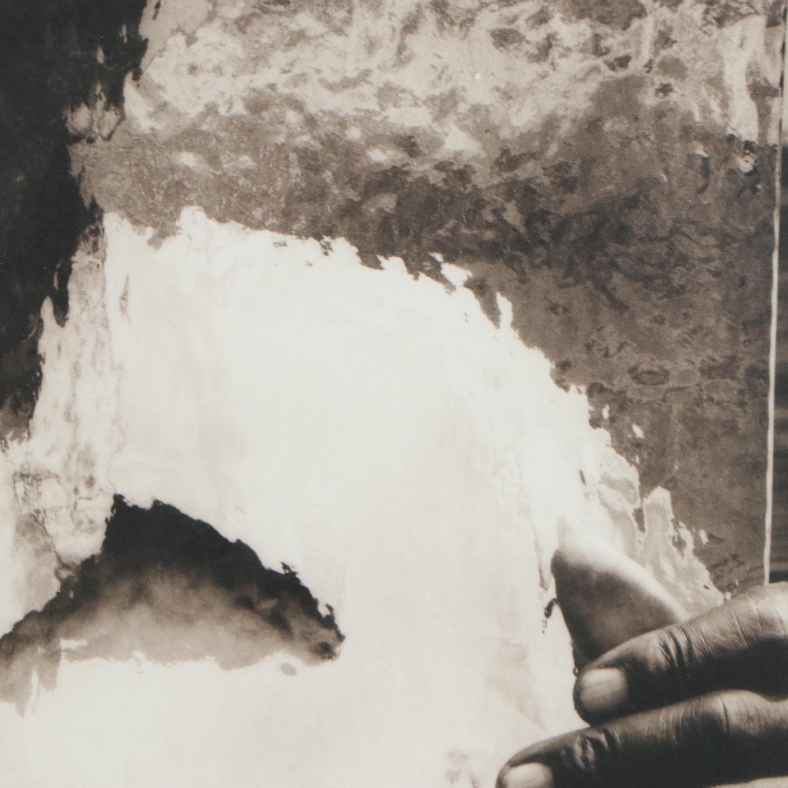 Jack Spencer Silver Gelatin Photograph "Cooter with Glass Coila, MS," 1995