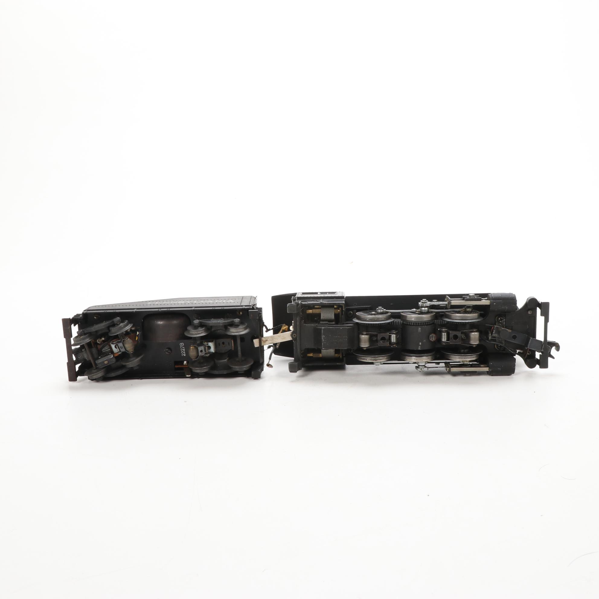 Lionel Pre War O Scale Pennsylvania 227 Steam Locomotive and 2227B Tender