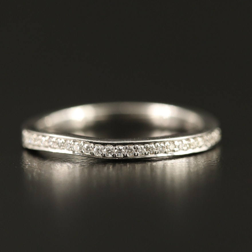 14K Diamond Shadow Band