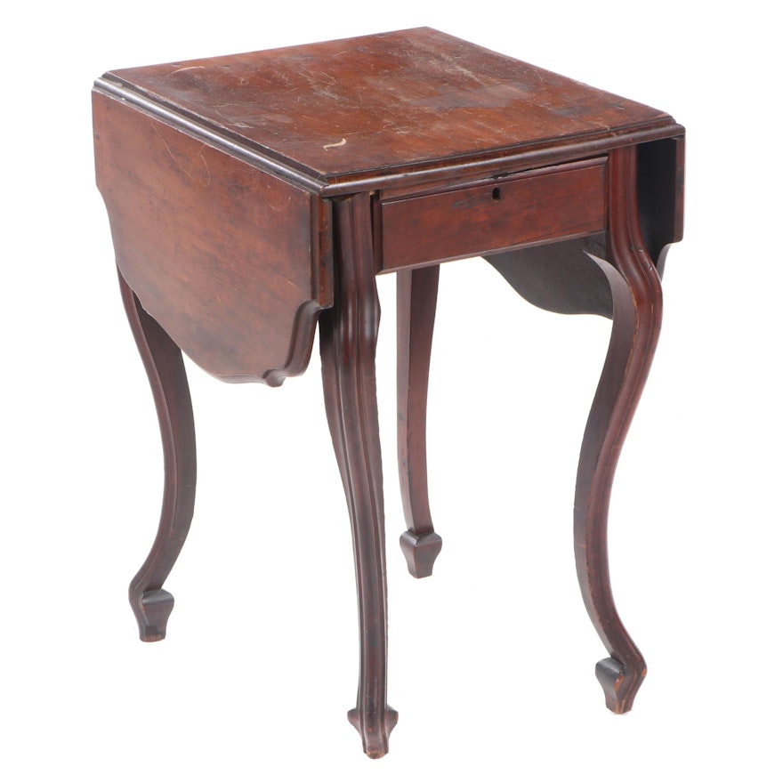 American Mahogany Pembroke Table, 19th Century