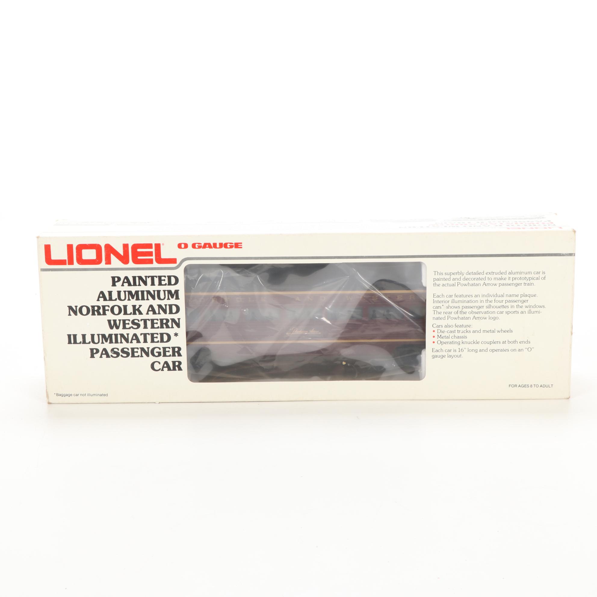 Lionel O Scale Norfolk & Western "Powhatan Arrow" Passenger Set with Locomotive