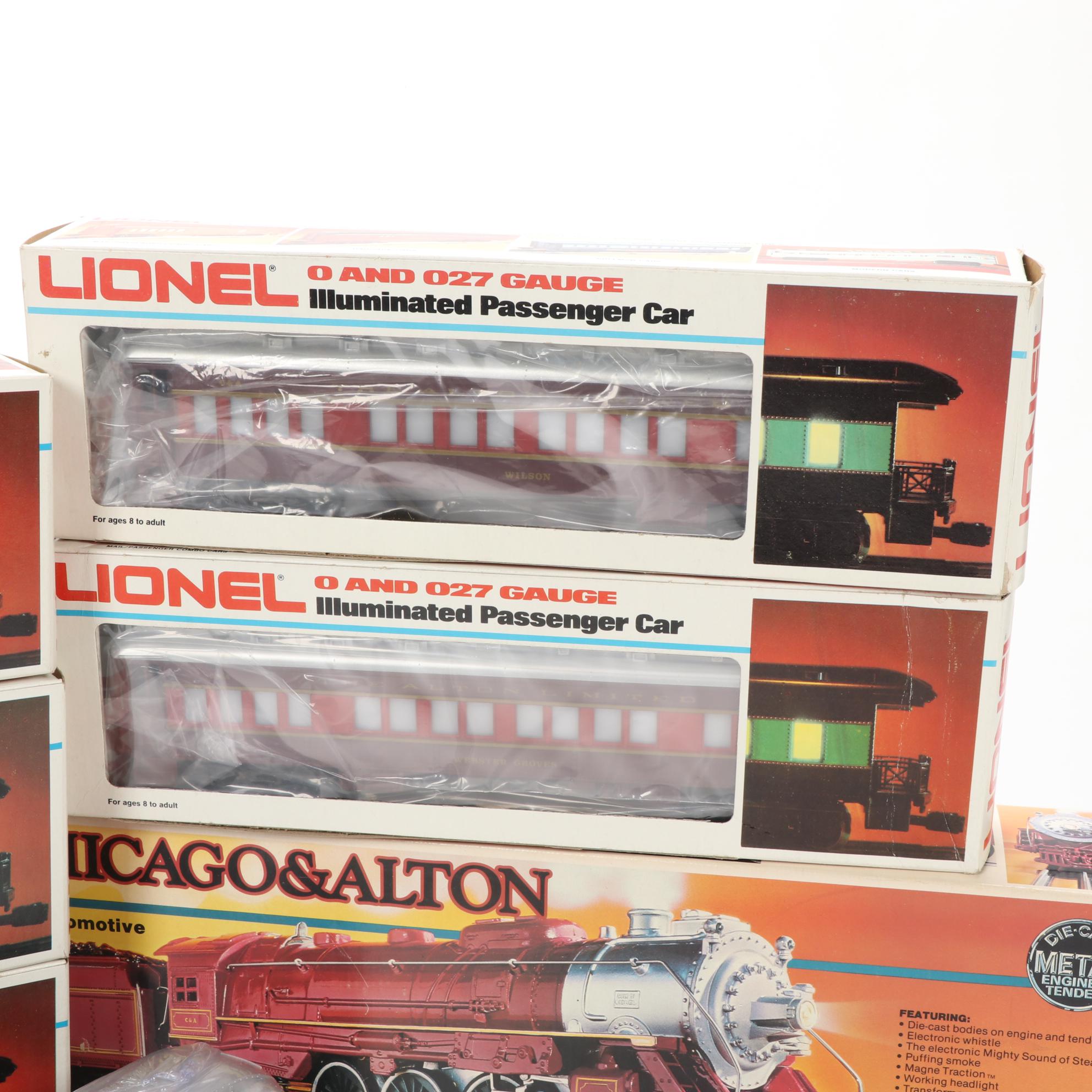 Lionel O Scale Chicago & Alton "Alton Limited" Passenger Set and Locomotive