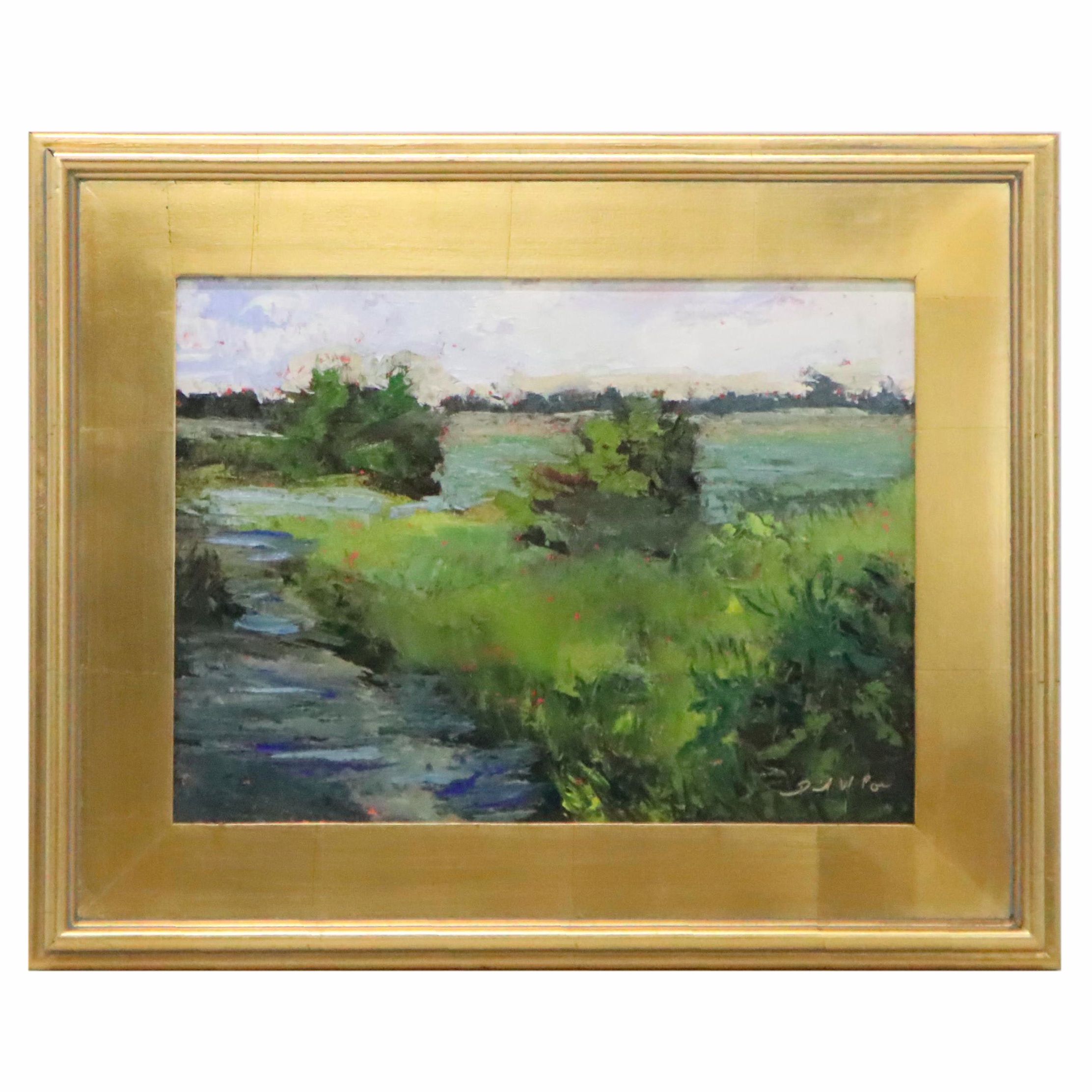 David Wesley Poe Oil Painting "Where Two Streams Meet," 2020