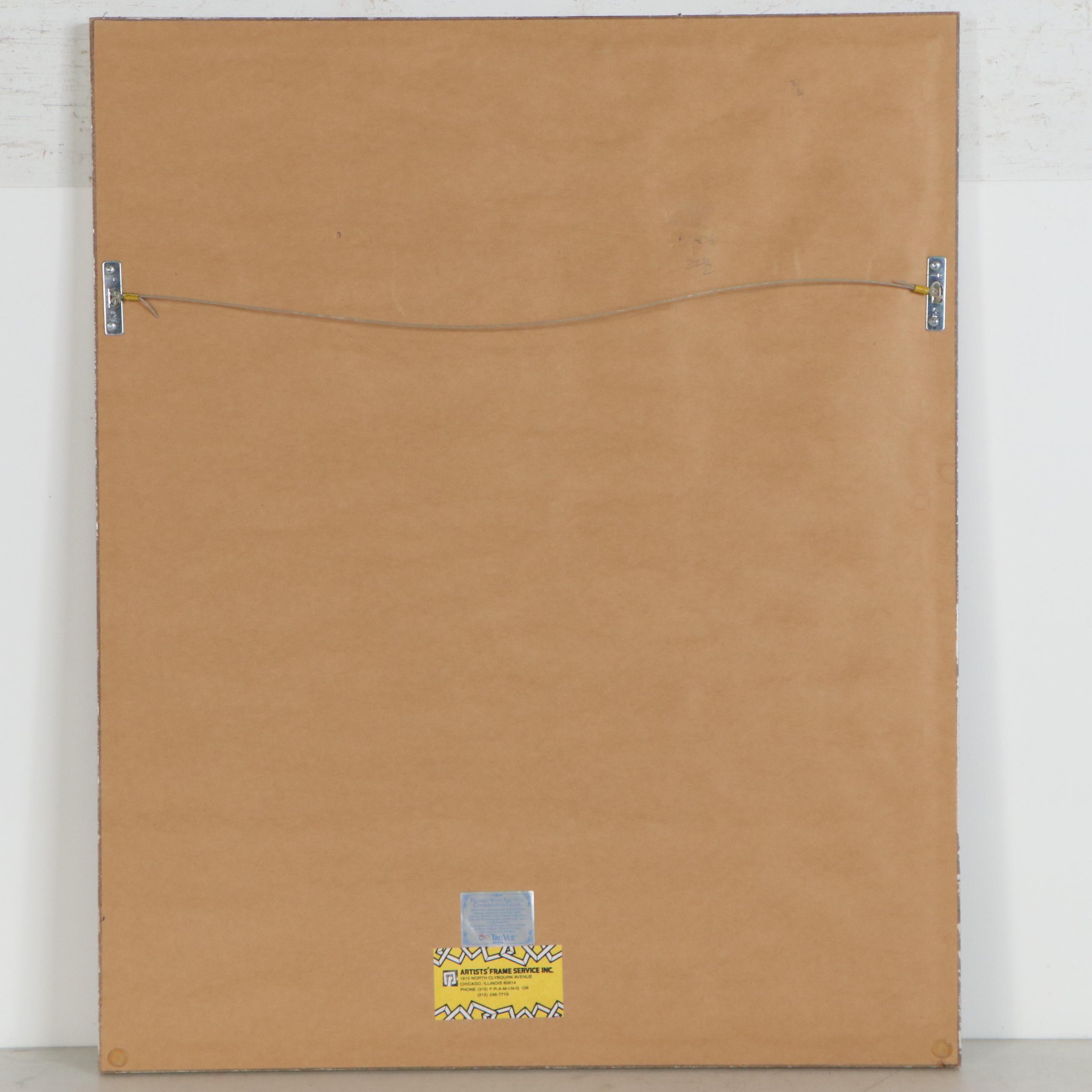 Dick Arentz Silver Gelatin Photograph "Homage to Frederick Evans," 1990