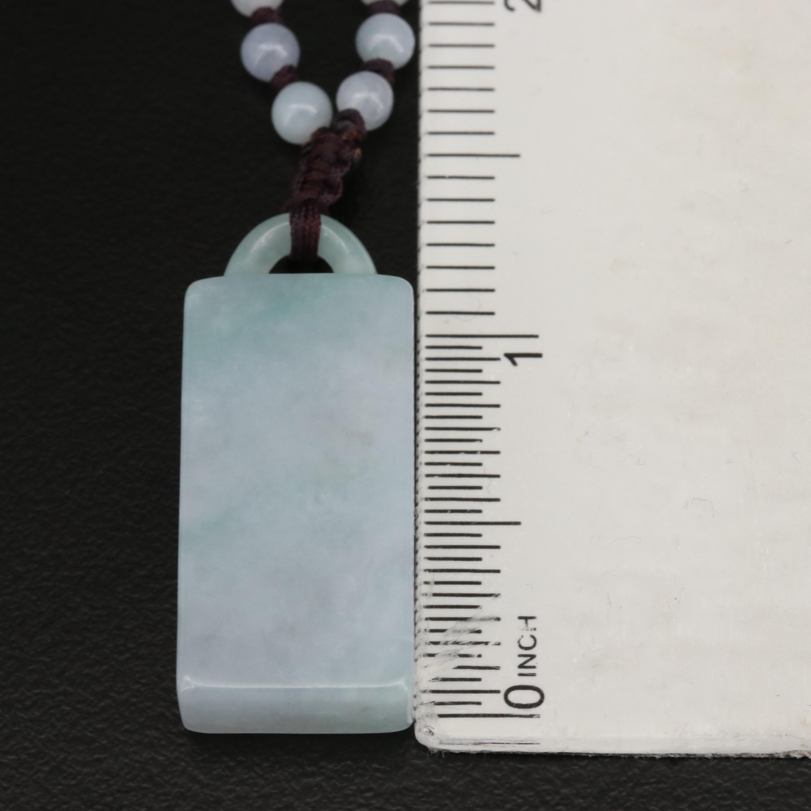 Jadeite Pendant Necklace