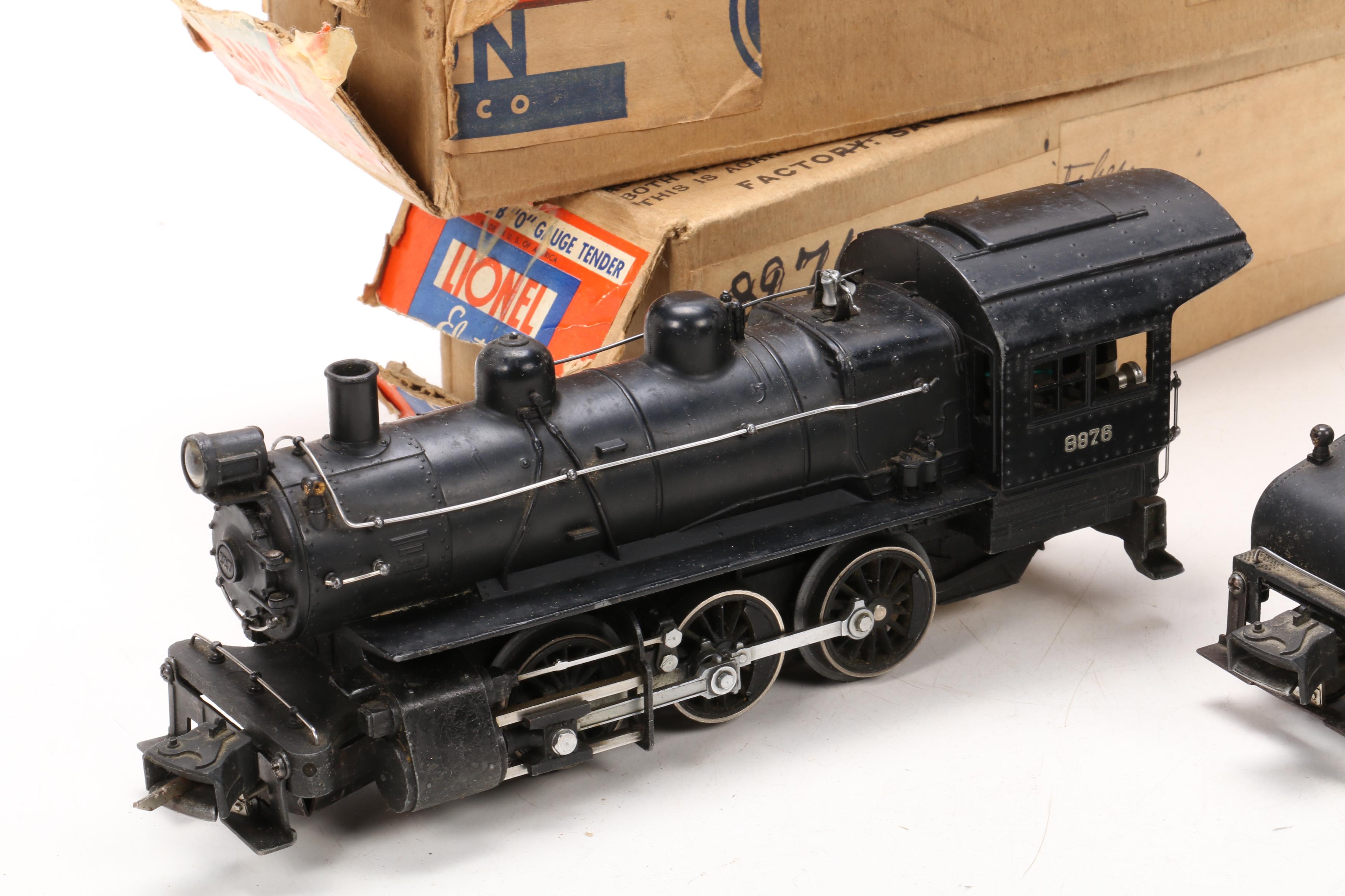 Lionel O Scale 227 Steam Locomotive with 2227B Tender, Mid 20th Century