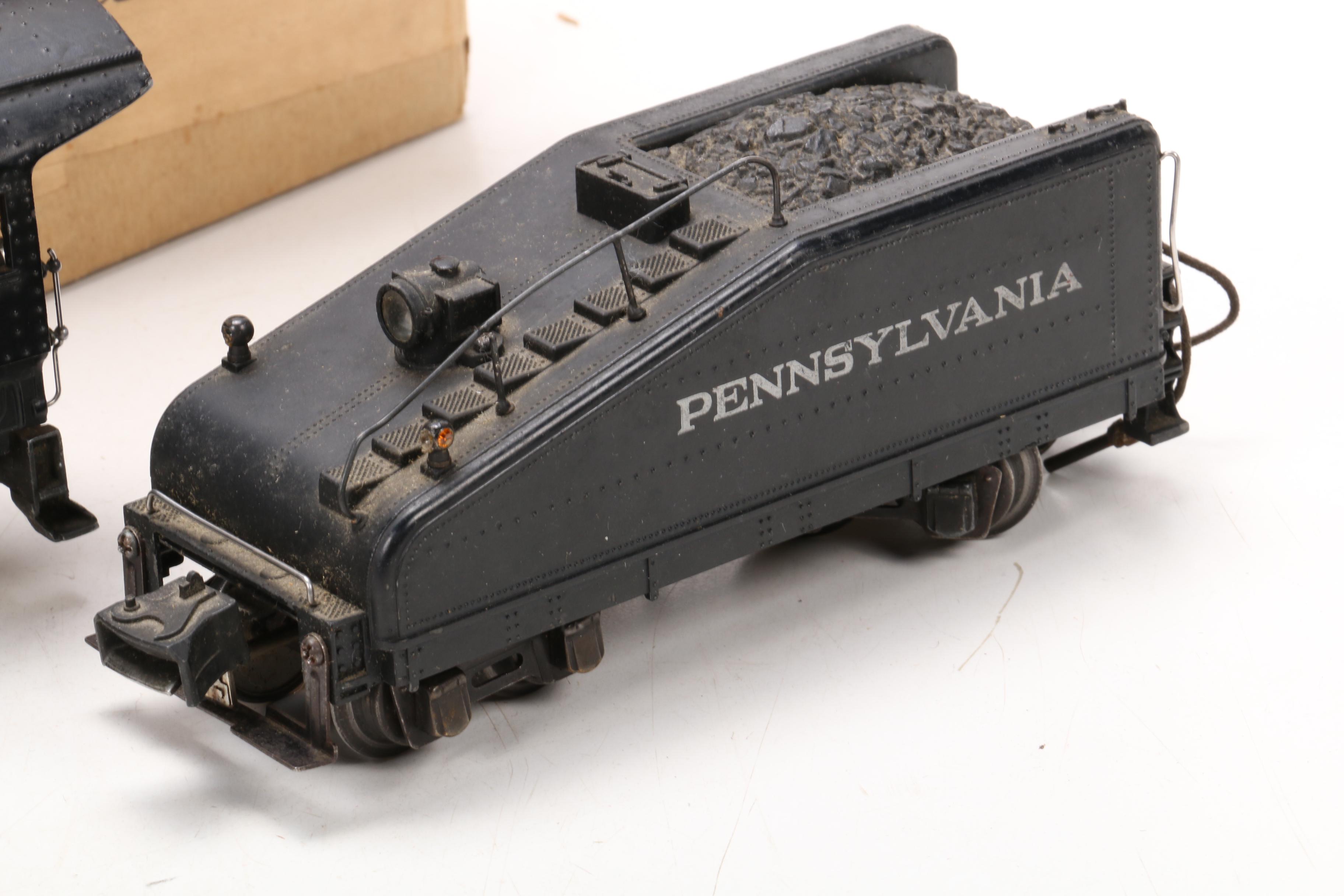 Lionel O Scale 227 Steam Locomotive with 2227B Tender, Mid 20th Century